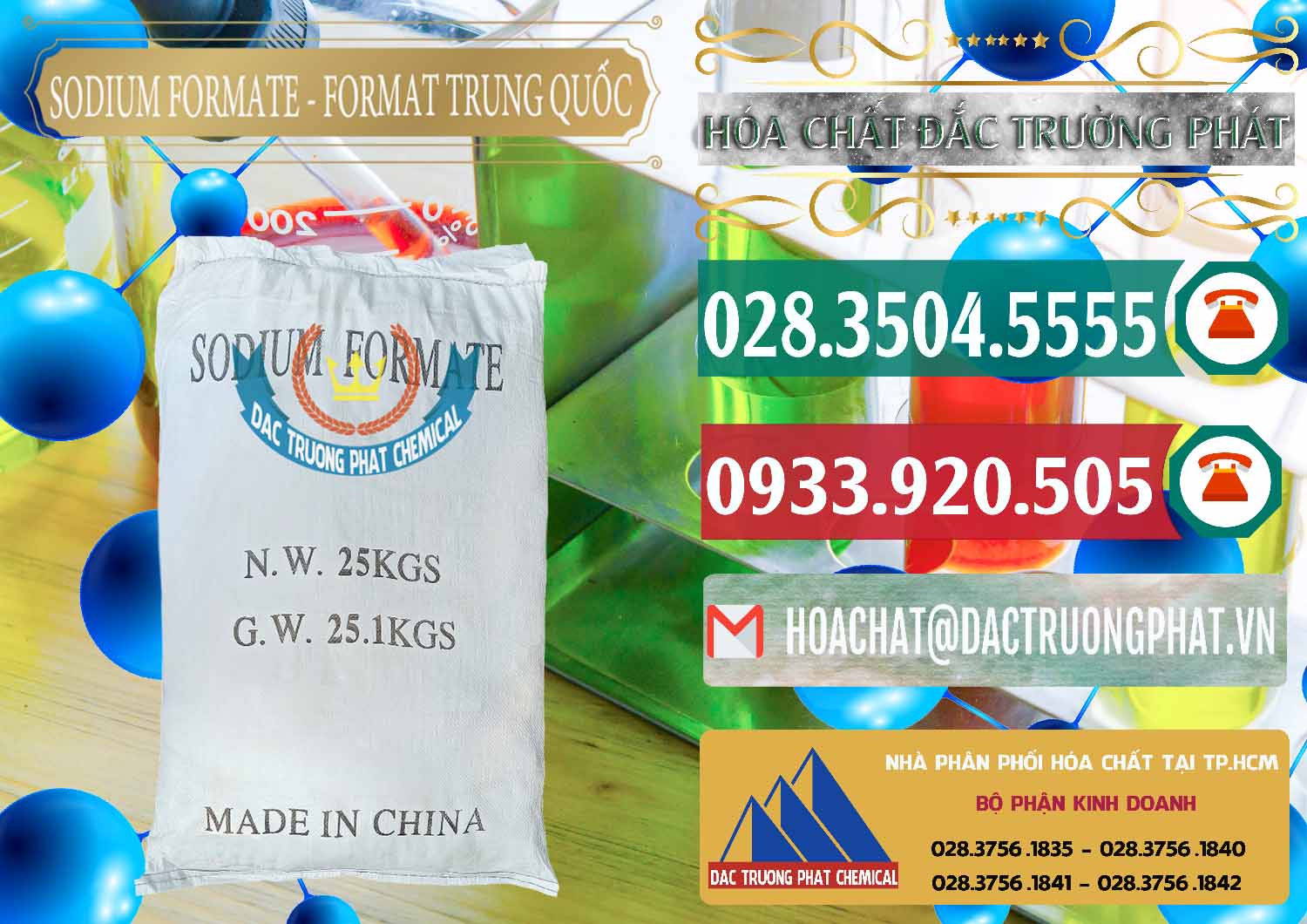 Cty chuyên phân phối và bán Sodium Formate - Natri Format Trung Quốc China - 0142 - Đơn vị chuyên phân phối ( nhập khẩu ) hóa chất tại TP.HCM - muabanhoachat.vn