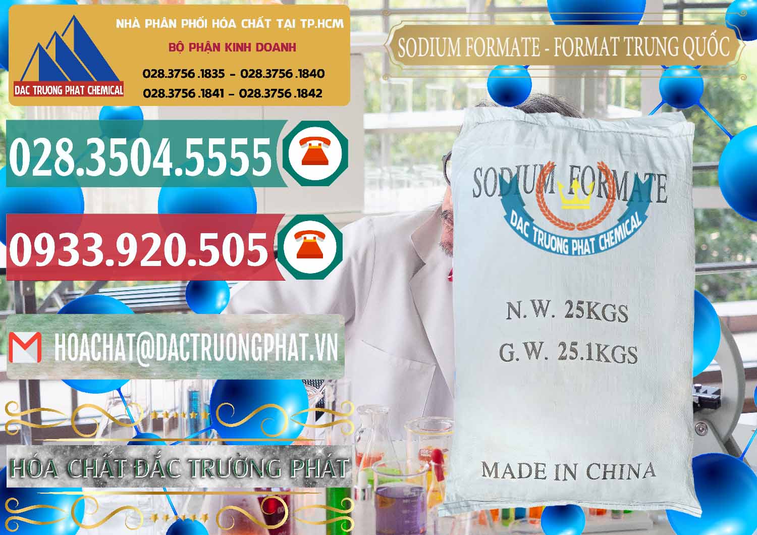 Đơn vị chuyên bán & cung ứng Sodium Formate - Natri Format Trung Quốc China - 0142 - Chuyên kinh doanh _ cung cấp hóa chất tại TP.HCM - muabanhoachat.vn