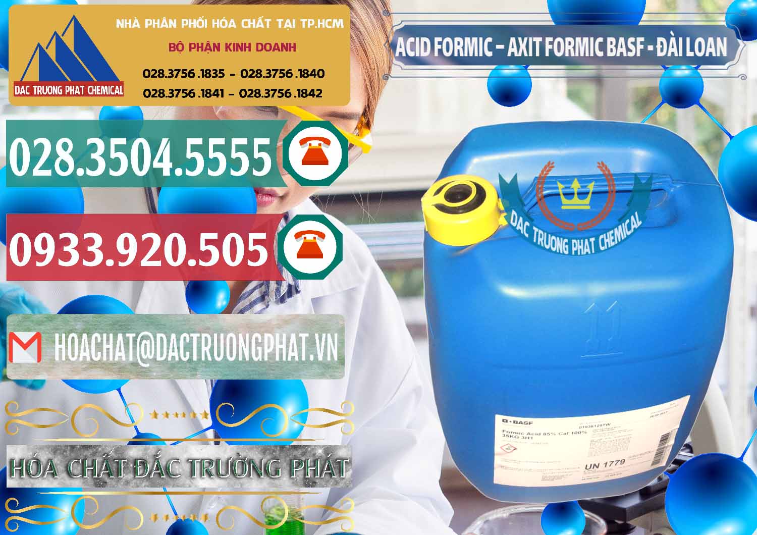 Nơi chuyên cung ứng ( bán ) Acid Formic - Axit Formic 85% BASF Đài Loan Taiwan - 0027 - Công ty chuyên phân phối và bán hóa chất tại TP.HCM - muabanhoachat.vn