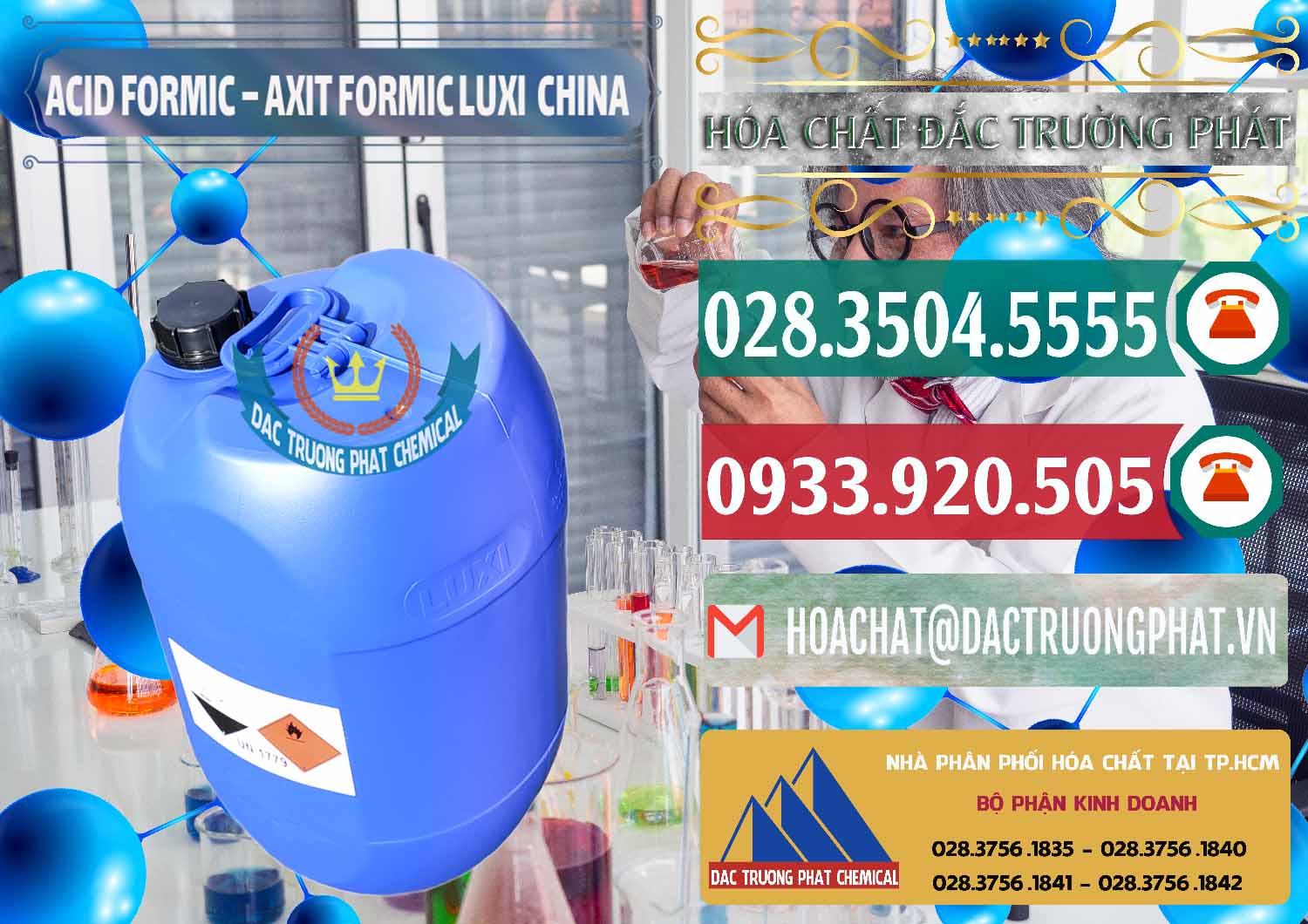 Nơi cung ứng _ bán Acid Formic - Axit Formic Luxi Trung Quốc China - 0029 - Kinh doanh và phân phối hóa chất tại TP.HCM - muabanhoachat.vn