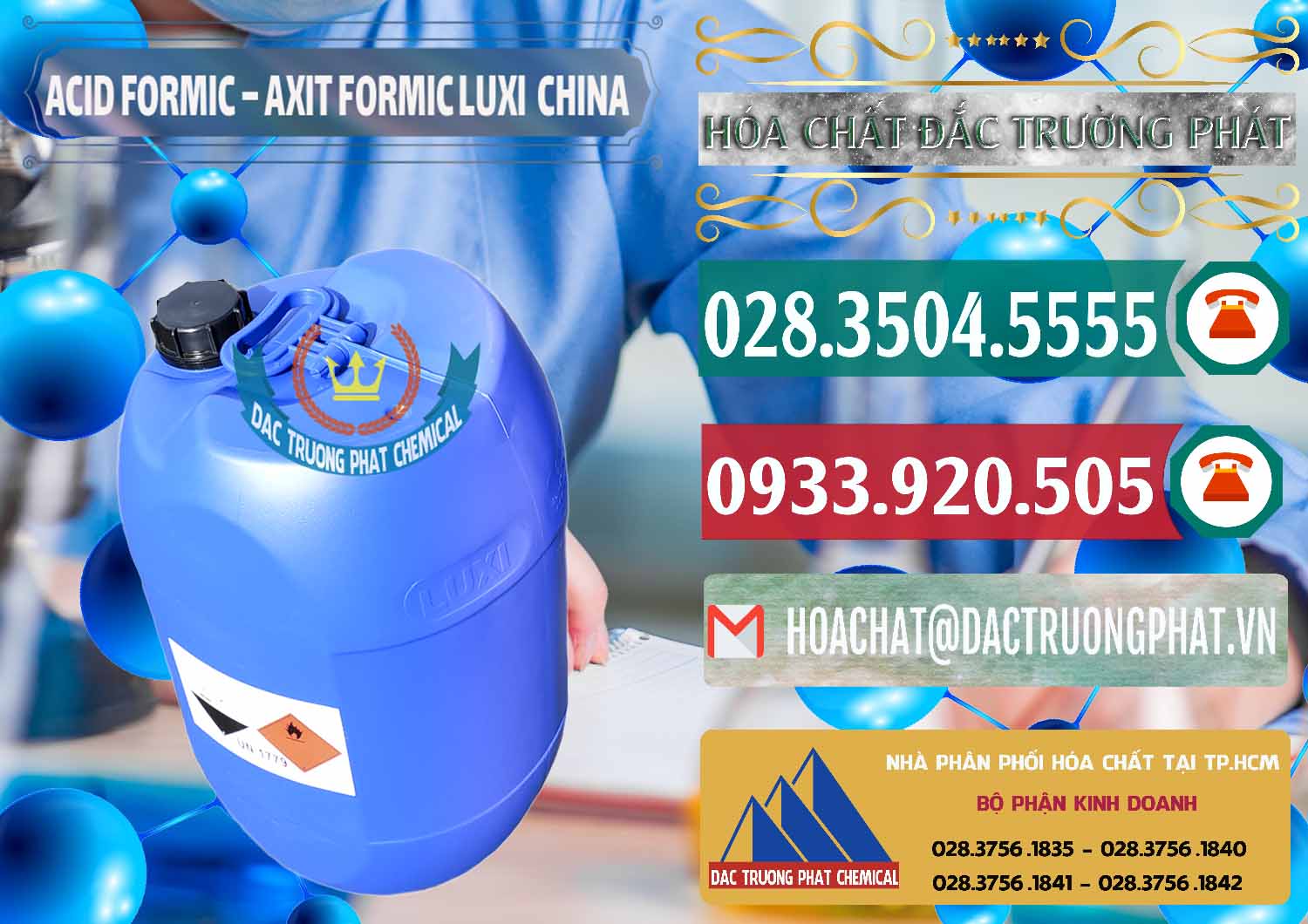 Nơi chuyên bán & phân phối Acid Formic - Axit Formic Luxi Trung Quốc China - 0029 - Cty cung cấp ( bán ) hóa chất tại TP.HCM - muabanhoachat.vn
