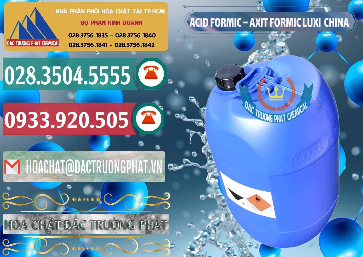 Công ty phân phối - bán Acid Formic - Axit Formic Luxi Trung Quốc China - 0029 - Đơn vị chuyên nhập khẩu - cung cấp hóa chất tại TP.HCM - muabanhoachat.vn