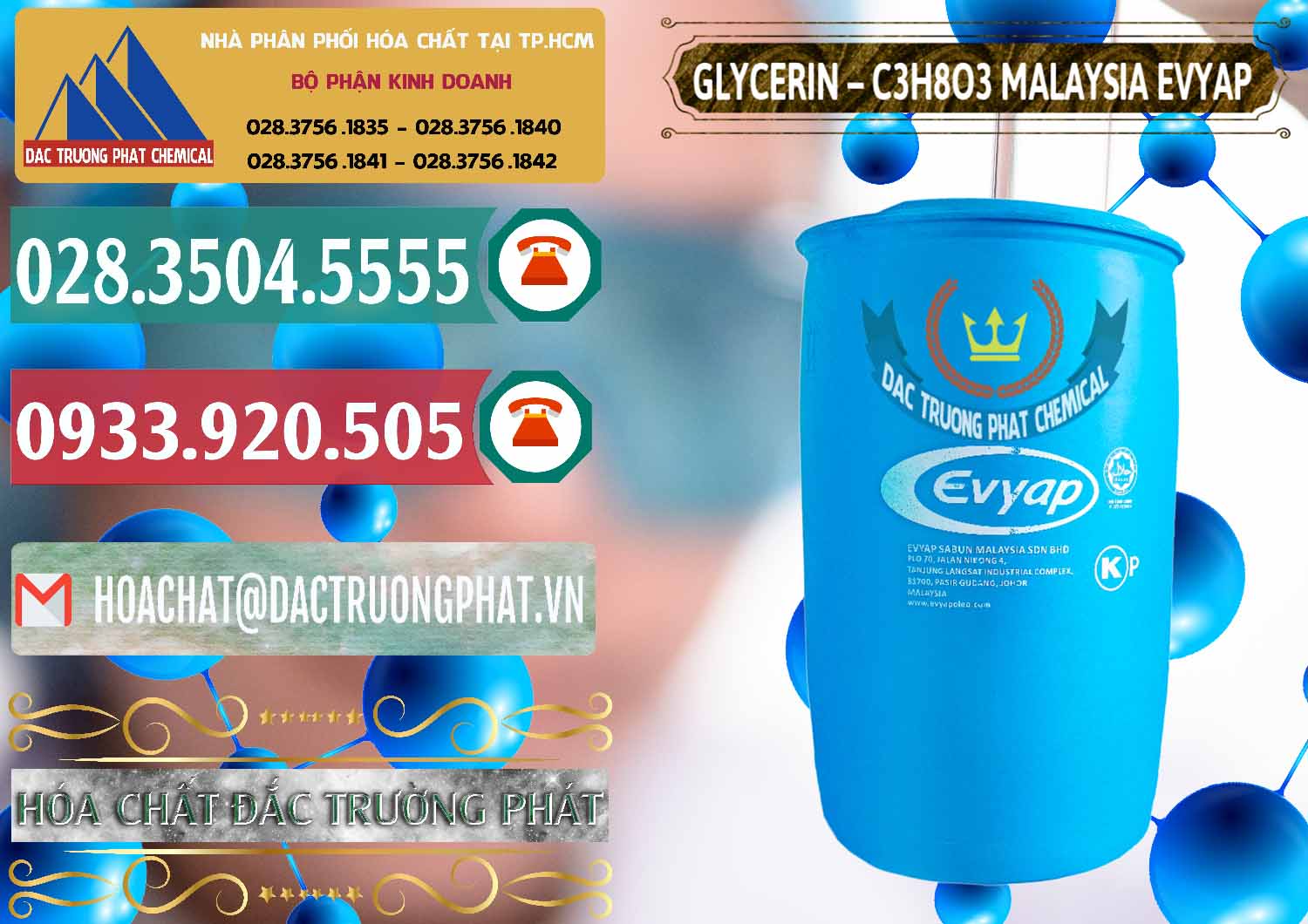 Đơn vị chuyên kinh doanh ( bán ) Glycerin – C3H8O3 Malaysia Evyap - 0066 - Nhà phân phối và cung cấp hóa chất tại TP.HCM - muabanhoachat.vn