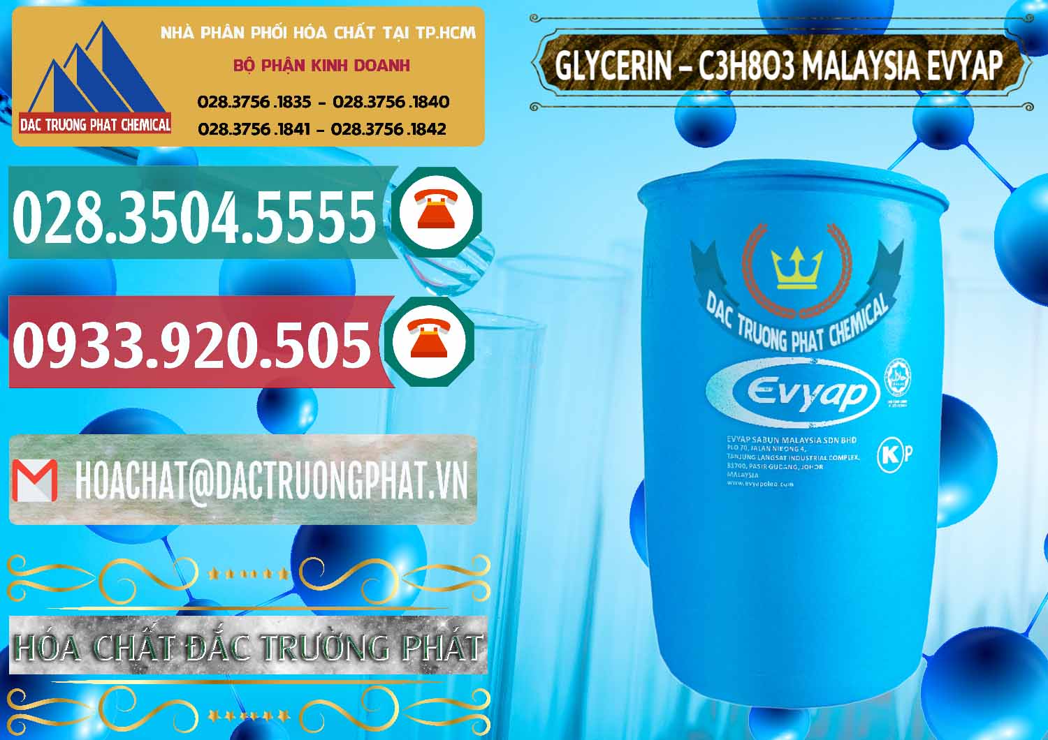 Glycerin – C3H8O3 Malaysia Evyap Đơn vị chuyên bán - cung cấp Glycerin – C3H8O3 Malaysia Evyap - 0066 - Bán _ phân phối hóa chất tại TP.HCM - muabanhoachat.vn