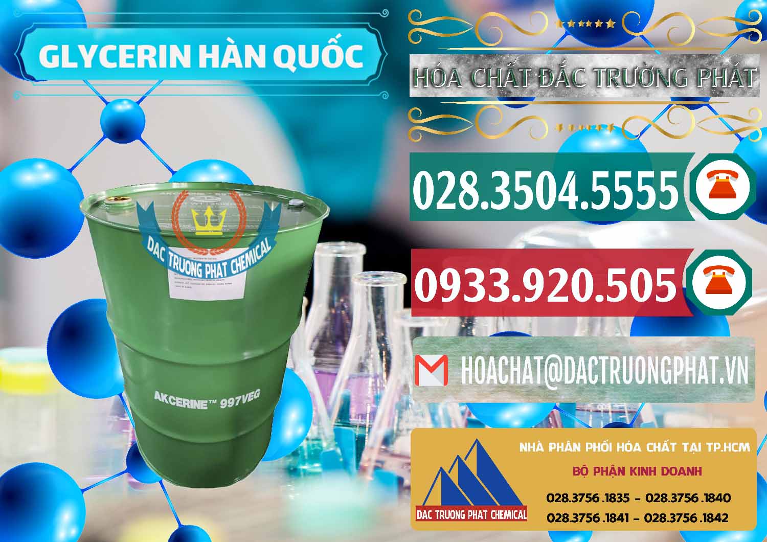 Công ty nhập khẩu - bán Glycerin – C3H8O3 Hàn Quốc Korea - 0403 - Đơn vị phân phối ( cung cấp ) hóa chất tại TP.HCM - muabanhoachat.vn