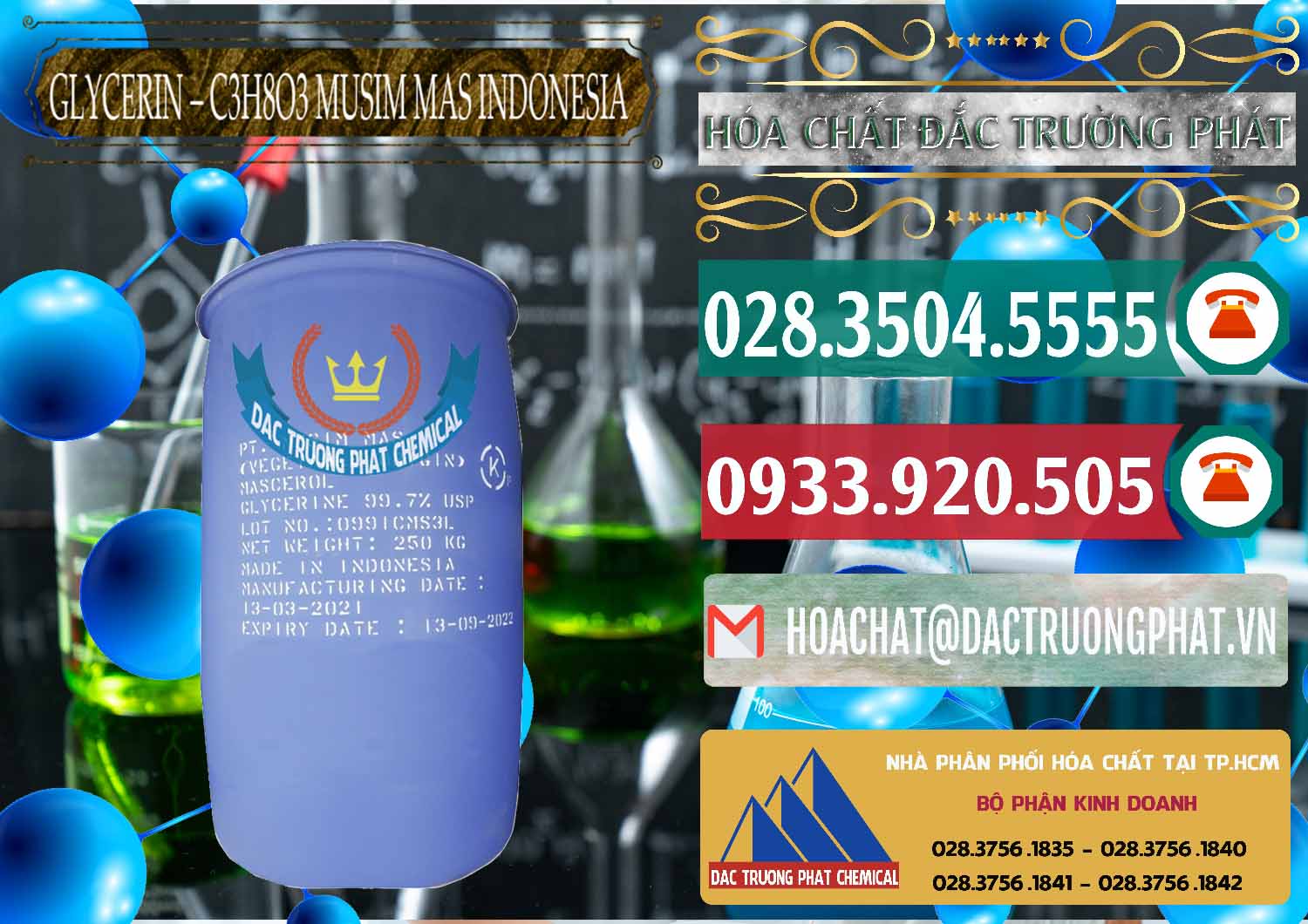 Công ty chuyên bán - cung cấp Glycerin – C3H8O3 99.7% Musim Mas Indonesia - 0272 - Đơn vị bán và phân phối hóa chất tại TP.HCM - muabanhoachat.vn