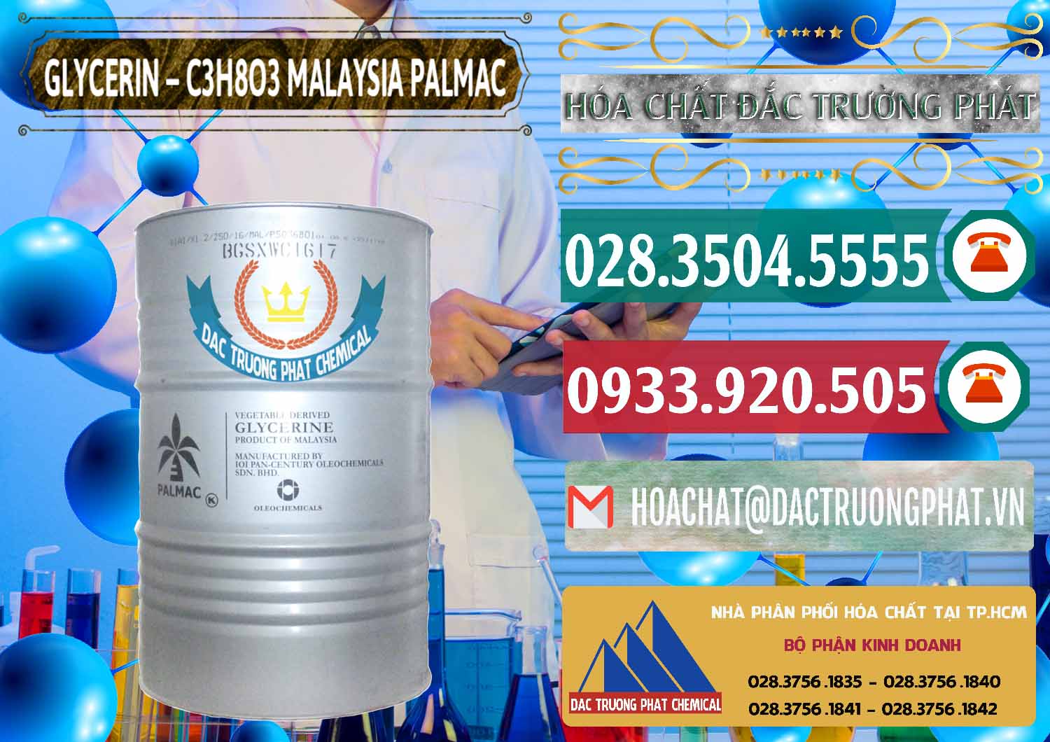 Nơi bán _ cung ứng Glycerin – C3H8O3 99.7% Malaysia Palmac - 0067 - Đơn vị chuyên phân phối - nhập khẩu hóa chất tại TP.HCM - muabanhoachat.vn