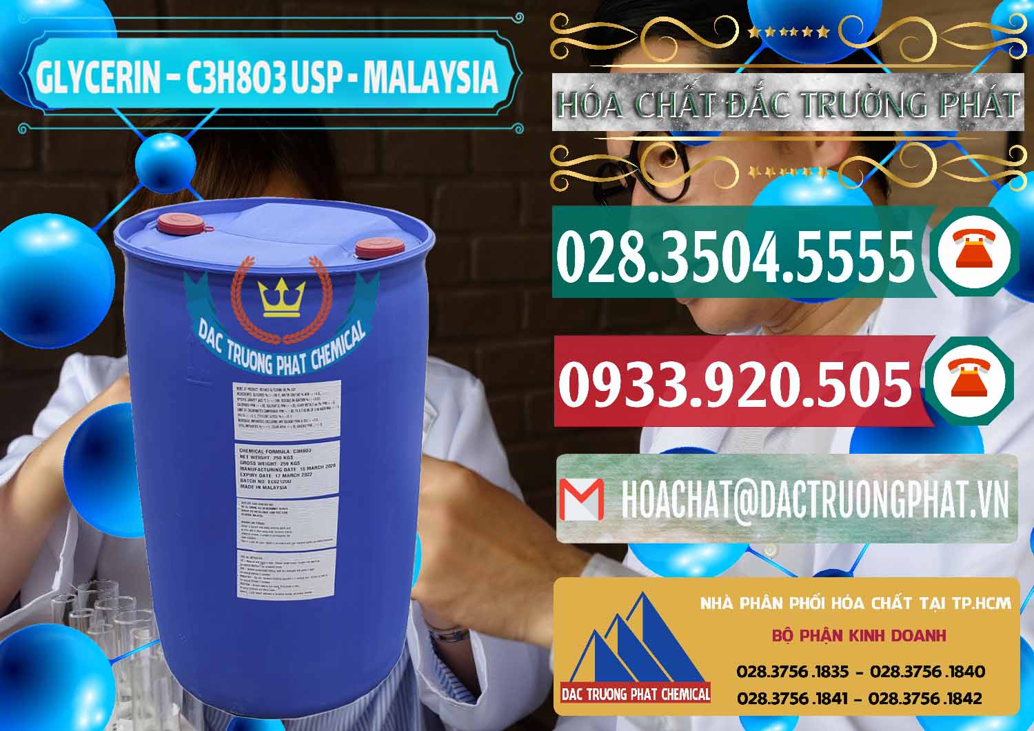 Công ty chuyên bán _ phân phối Glycerin – C3H8O3 USP Malaysia - 0233 - Công ty chuyên cung cấp và kinh doanh hóa chất tại TP.HCM - muabanhoachat.vn