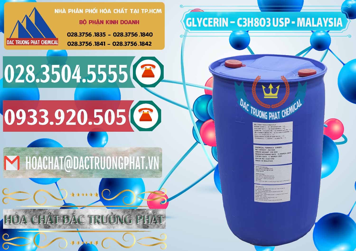 Phân phối & bán Glycerin – C3H8O3 USP Malaysia - 0233 - Nơi cung cấp - nhập khẩu hóa chất tại TP.HCM - muabanhoachat.vn