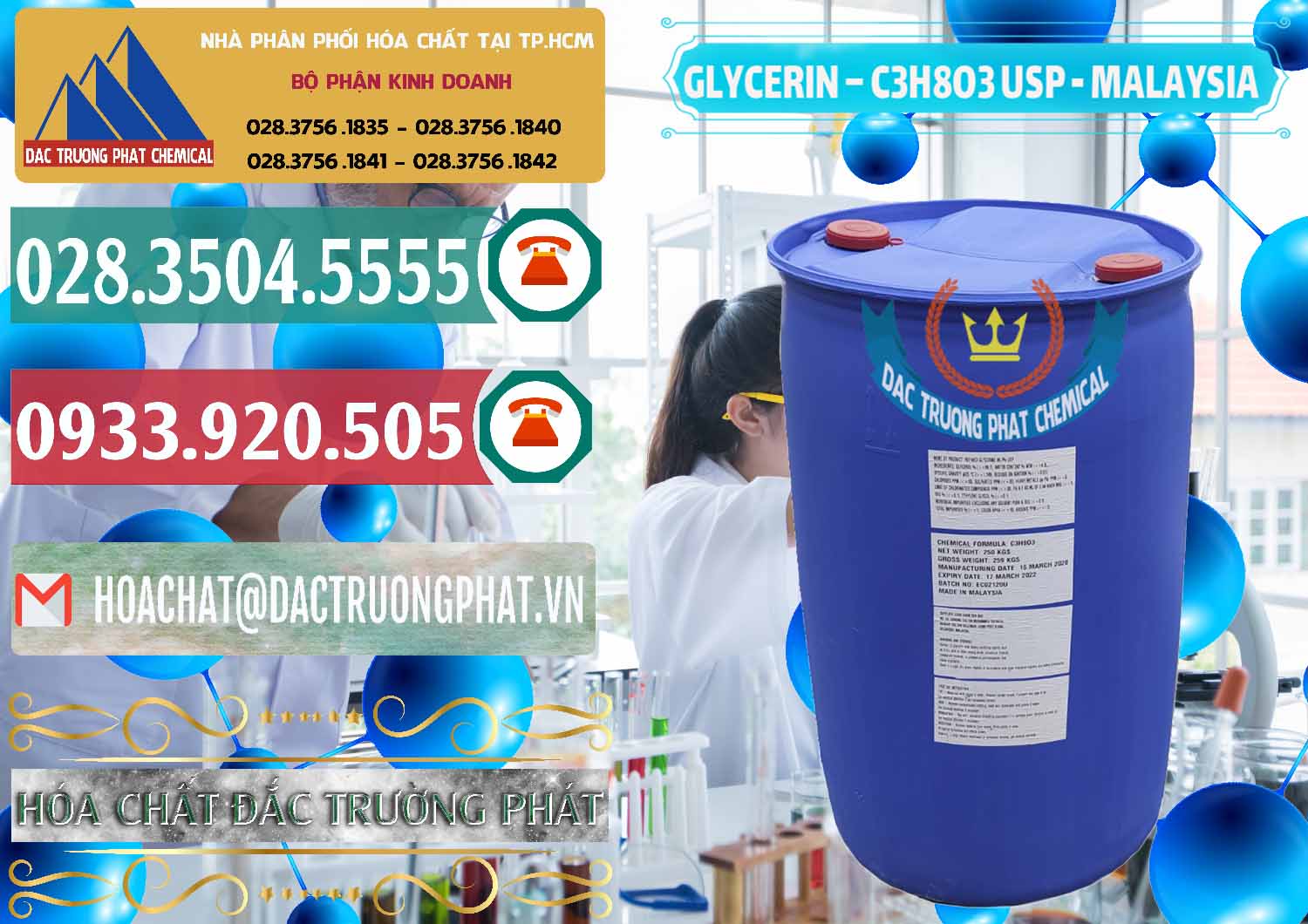 Công ty chuyên nhập khẩu - bán Glycerin – C3H8O3 USP Malaysia - 0233 - Công ty chuyên kinh doanh ( phân phối ) hóa chất tại TP.HCM - muabanhoachat.vn