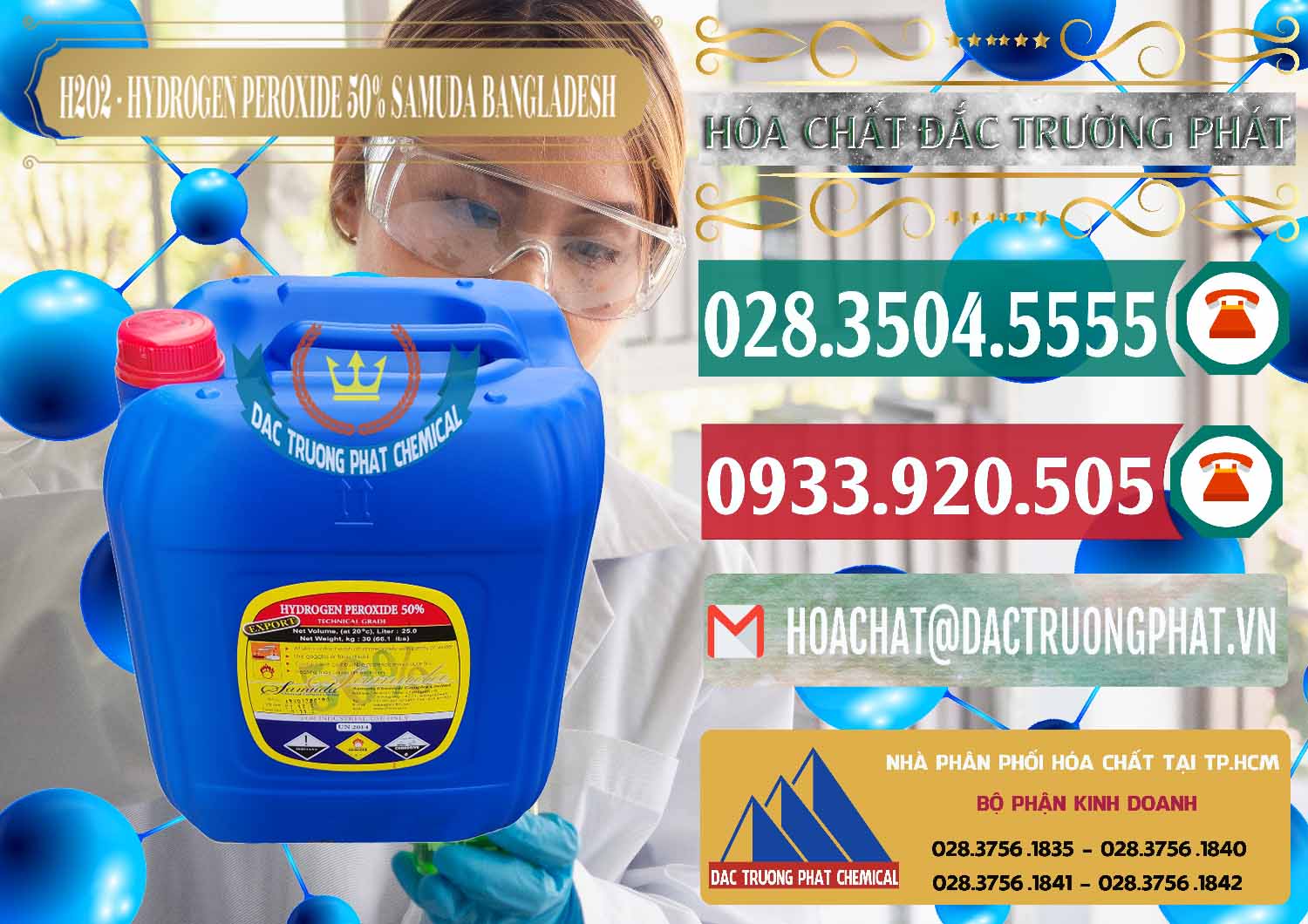 Cty chuyên bán # phân phối Hydro Peroxid & Oxy Già 50% Samuda Bangladesh Nơi nhập khẩu _ bán H2O2 - Hydrogen Peroxide 50% Samuda Bangladesh - 0077 - Đơn vị chuyên cung ứng và phân phối hóa chất tại TP.HCM - muabanhoachat.vn