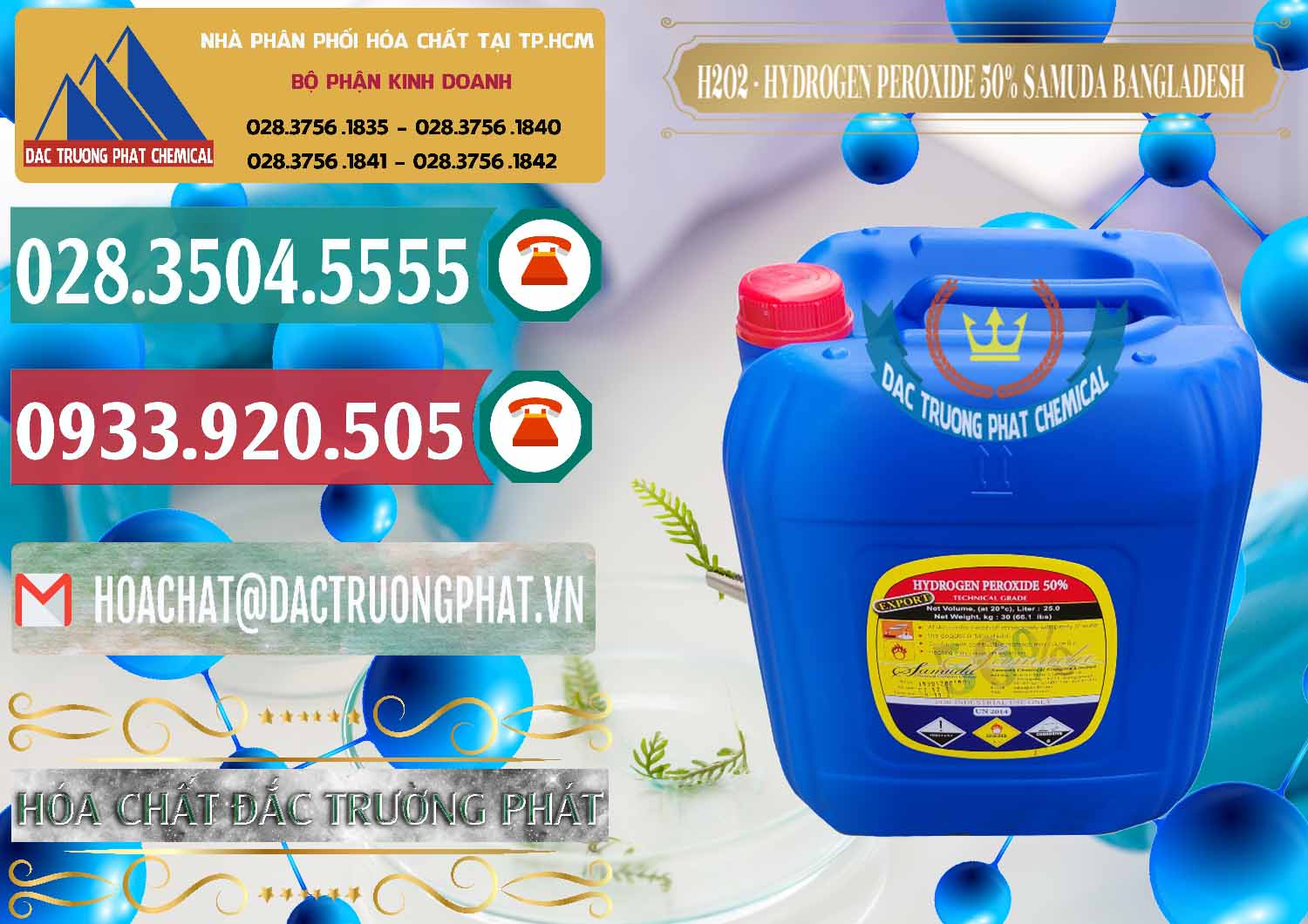 Nhà bán hàng — phân phối H2O2 \ Ôxy Già Lỏng 50% Samuda Bangladesh tại TP.HCM Nơi phân phối và bán H2O2 - Hydrogen Peroxide 50% Samuda Bangladesh - 0077 - Đơn vị phân phối ( cung cấp ) hóa chất tại TP.HCM - muabanhoachat.vn