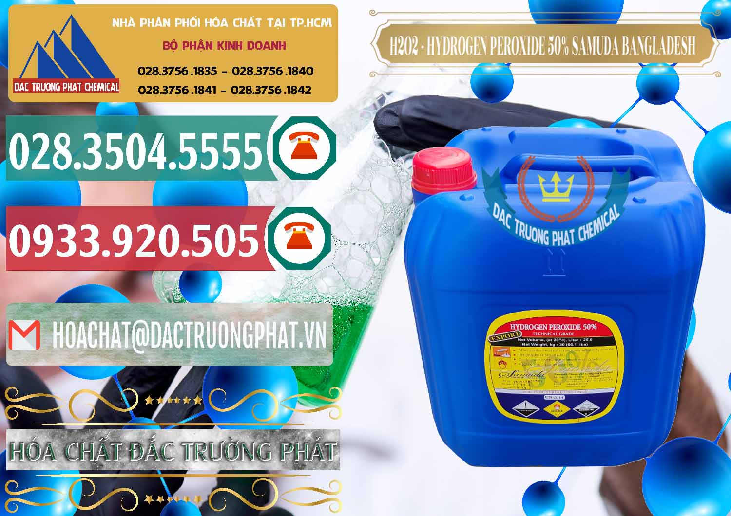 Đơn vị bán | phân phối Hydrogen Peroxide Þ H2O2 Liquid 50% Samuda Bangladesh Cty chuyên cung cấp _ bán H2O2 - Hydrogen Peroxide 50% Samuda Bangladesh - 0077 - Nơi cung cấp - phân phối hóa chất tại TP.HCM - muabanhoachat.vn