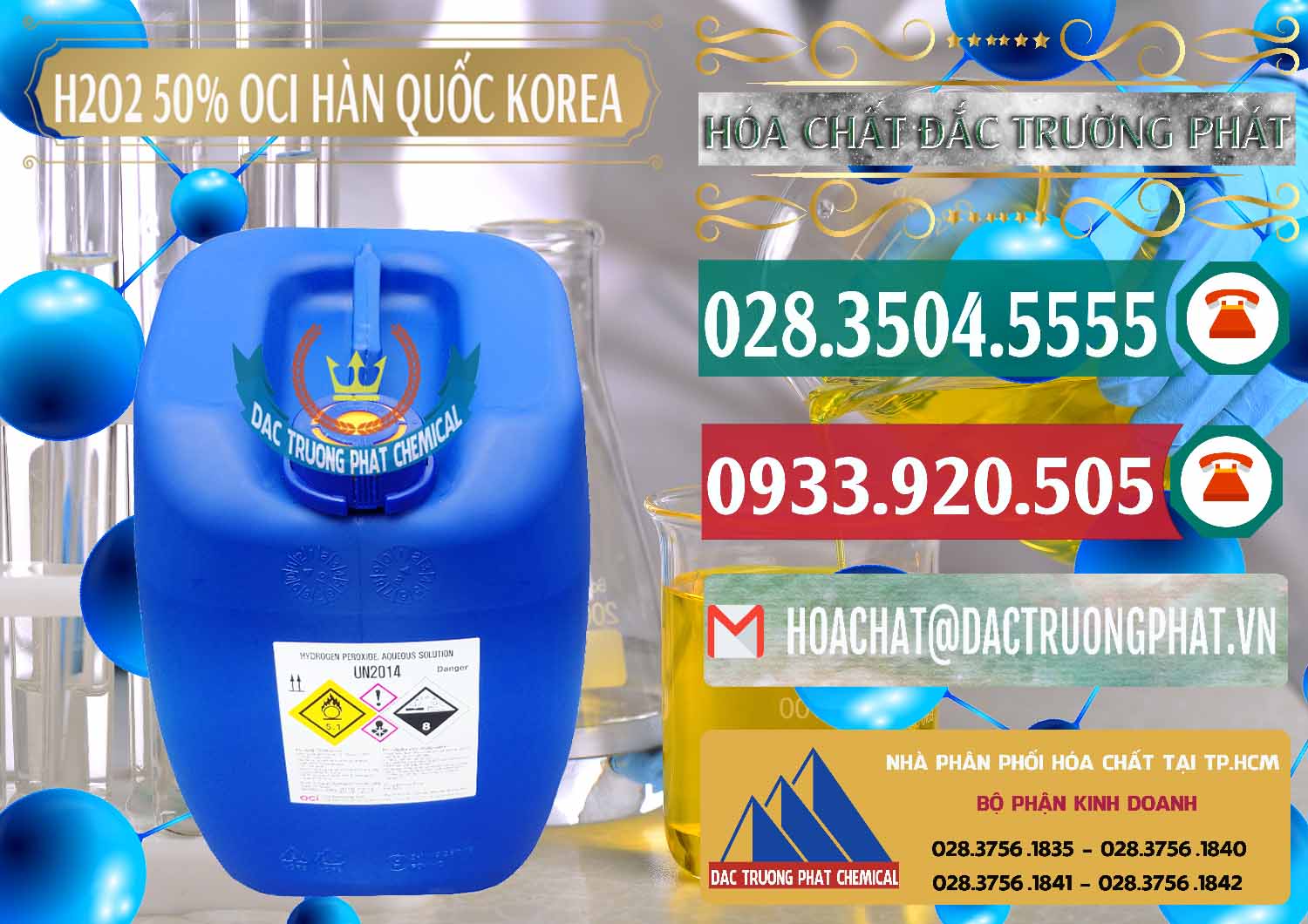 Đơn vị nhập khẩu và bán H2O2 - Hydrogen Peroxide 50% OCI Hàn Quốc Korea - 0075 - Công ty cung cấp ( phân phối ) hóa chất tại TP.HCM - muabanhoachat.vn