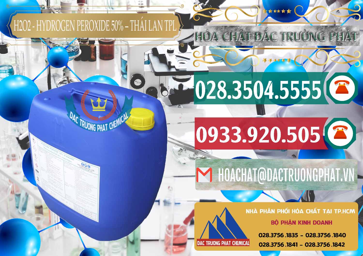 Cty bán và phân phối H2O2 - Hydrogen Peroxide 50% Thái Lan TPL - 0076 - Nơi cung cấp & nhập khẩu hóa chất tại TP.HCM - muabanhoachat.vn