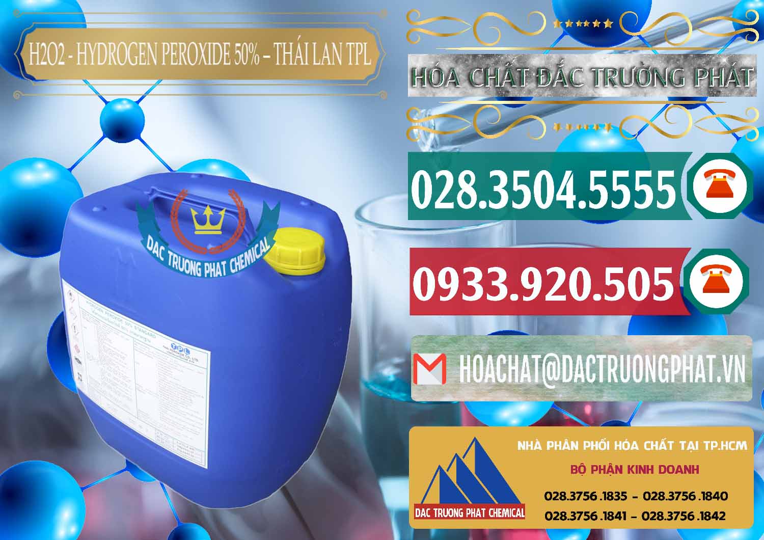 Công ty bán và cung cấp H2O2 - Hydrogen Peroxide 50% Thái Lan TPL - 0076 - Cty chuyên phân phối và cung ứng hóa chất tại TP.HCM - muabanhoachat.vn