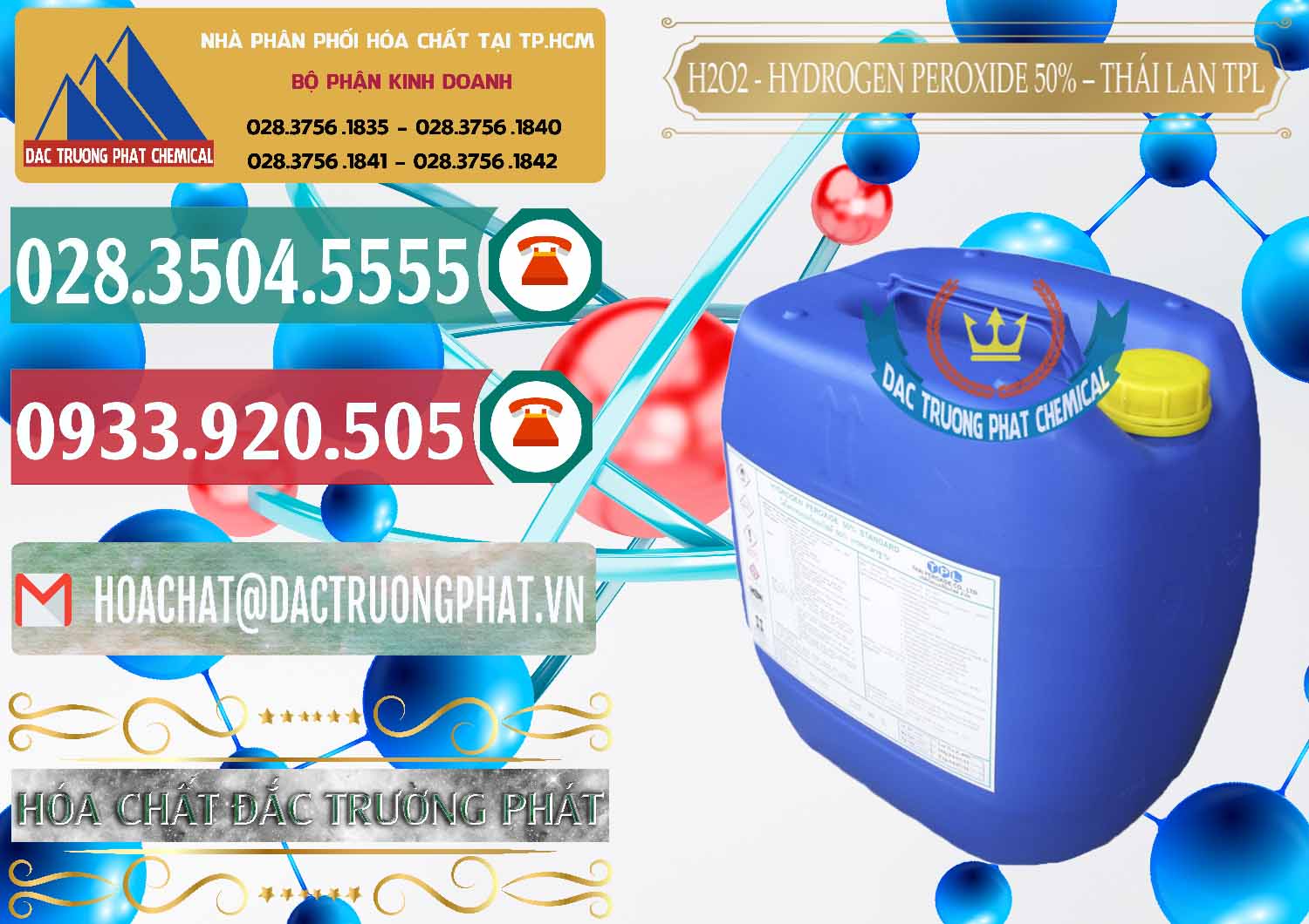Đơn vị chuyên bán × kinh doanh Hóa chất Hydrogen Dioxide Dạng Lỏng Þ Oxy Già 50% TPL Thái Lan Cty chuyên cung ứng _ bán H2O2 - Hydrogen Peroxide 50% Thái Lan TPL - 0076 - Công ty cung ứng - phân phối hóa chất tại TP.HCM - muabanhoachat.vn