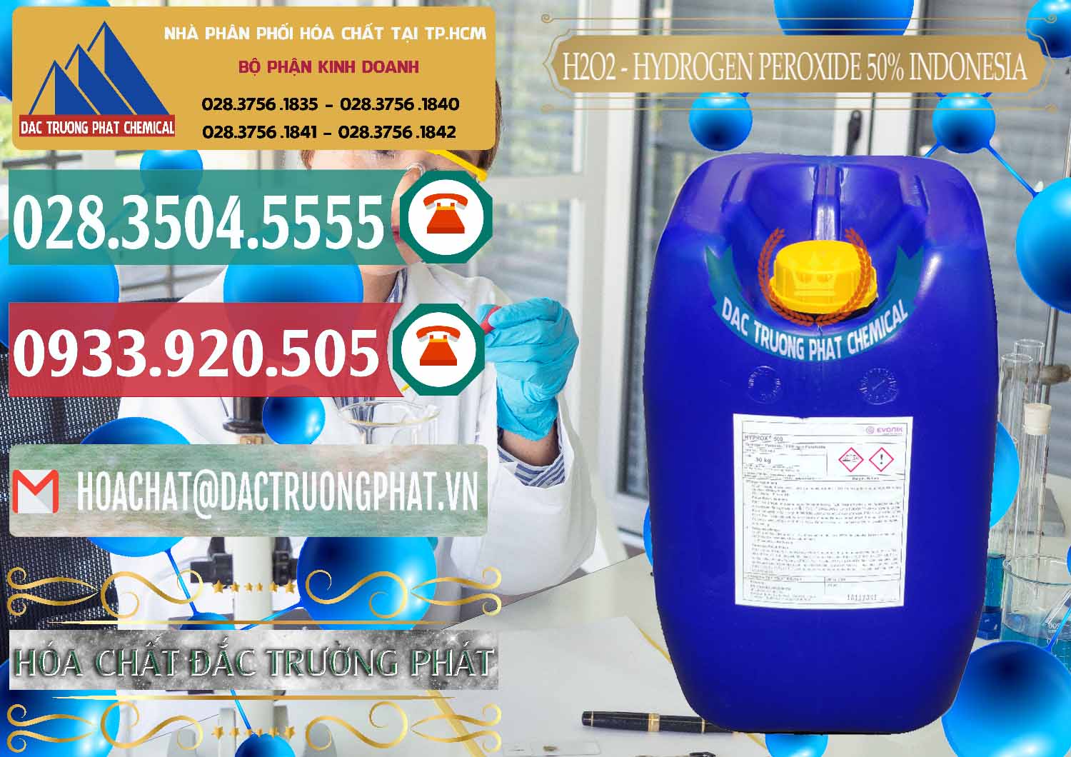 Nhà cung ứng & bán H2O2 - Hydrogen Peroxide 50% Evonik Indonesia - 0070 - Cty phân phối & kinh doanh hóa chất tại TP.HCM - muabanhoachat.vn