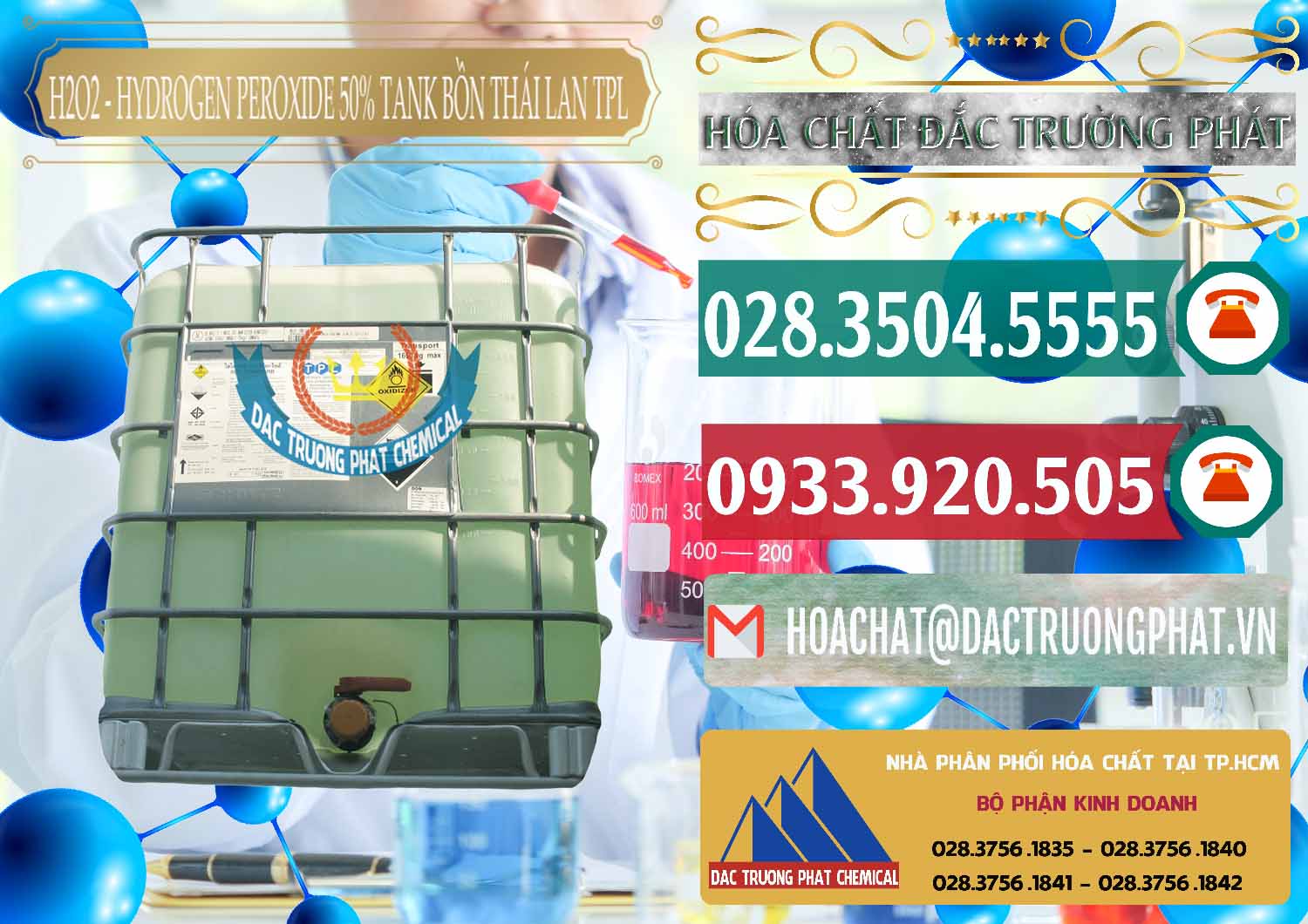 Thương mại - bán hóa chất Oxy Già > Hydro Peroxit Dạng Lỏng 50% Tank IBC Bồn Thái Lan TPL tại Bình Dương Chuyên cung ứng và bán H2O2 - Hydrogen Peroxide 50% Tank IBC Bồn Thái Lan TPL - 0073 - Nơi phân phối _ cung ứng hóa chất tại TP.HCM - muabanhoachat.vn