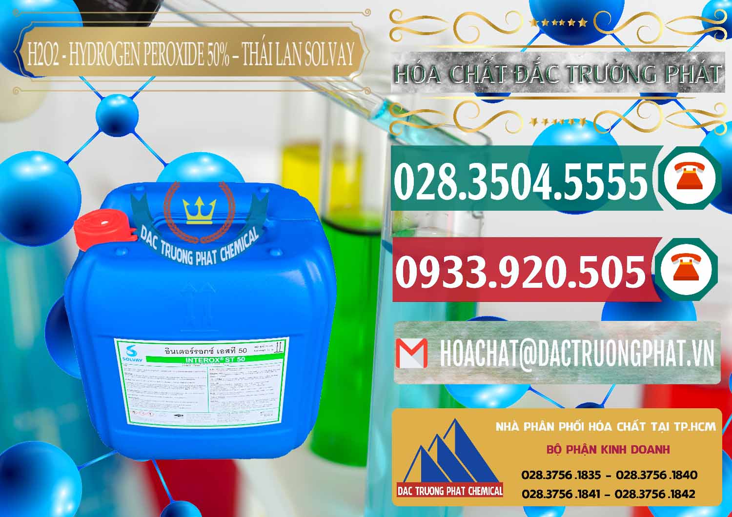 Đơn vị chuyên bán ( cung ứng ) H2O2 - Hydrogen Peroxide 50% Thái Lan Solvay - 0068 - Đơn vị chuyên cung cấp & bán hóa chất tại TP.HCM - muabanhoachat.vn