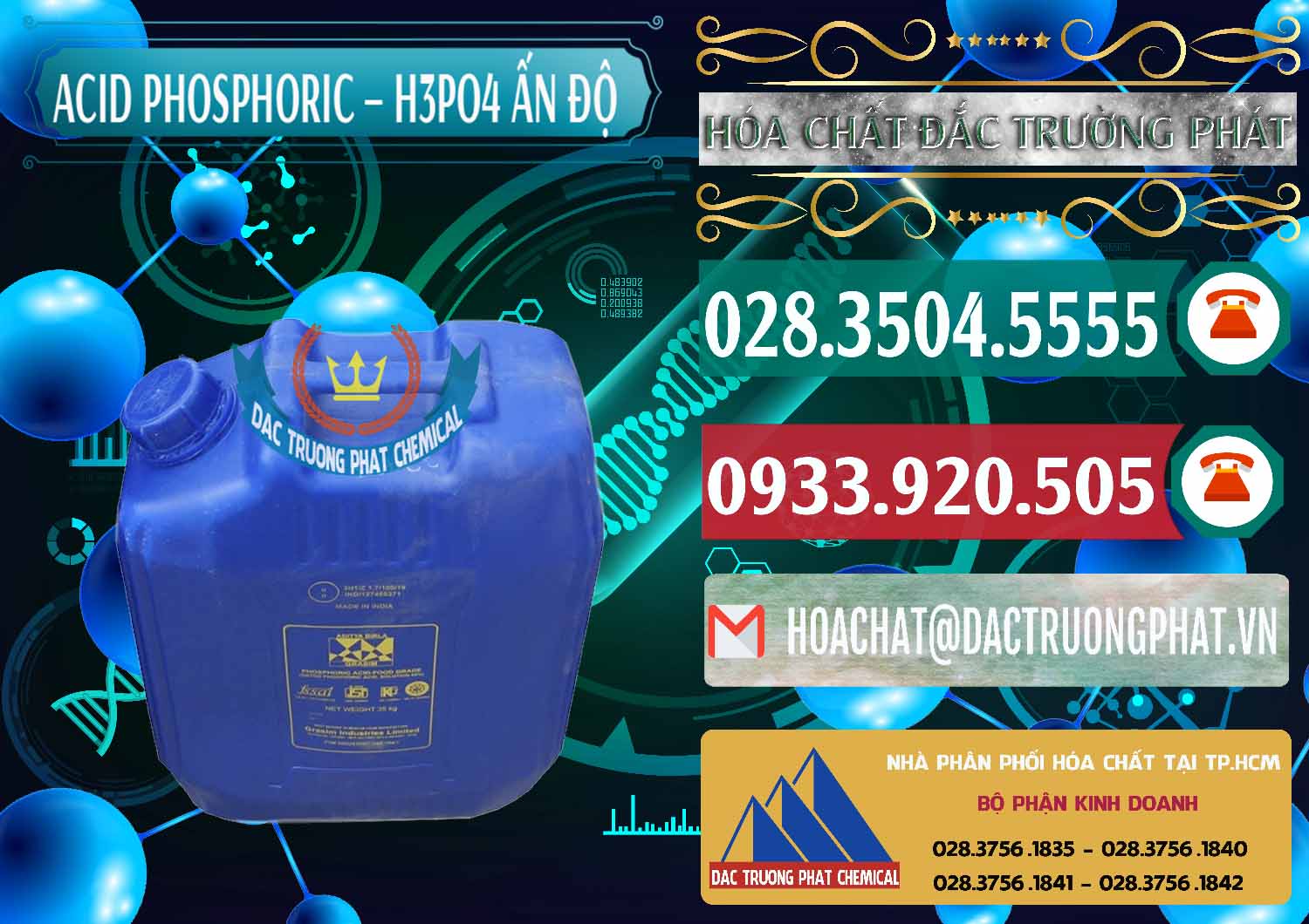 Nhập khẩu & bán Axit Phosphoric H3PO4 85% Ấn Độ - 0350 - Cty chuyên phân phối & bán hóa chất tại TP.HCM - muabanhoachat.vn