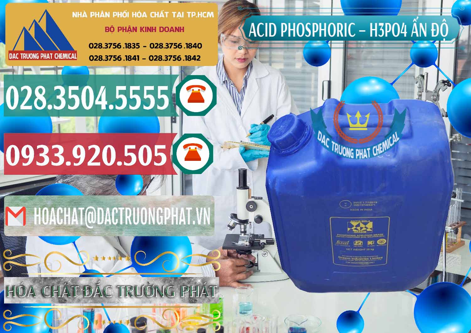 Cung cấp ( bán ) Axit Phosphoric H3PO4 85% Ấn Độ - 0350 - Nơi bán - cung cấp hóa chất tại TP.HCM - muabanhoachat.vn