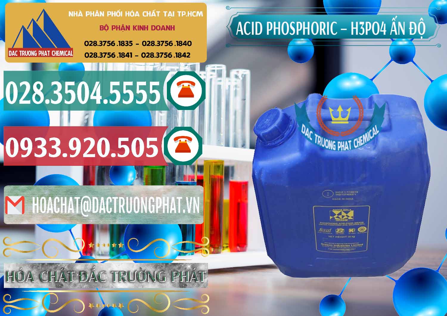 Đơn vị cung ứng - bán Axit Phosphoric H3PO4 85% Ấn Độ - 0350 - Nơi phân phối ( cung ứng ) hóa chất tại TP.HCM - muabanhoachat.vn