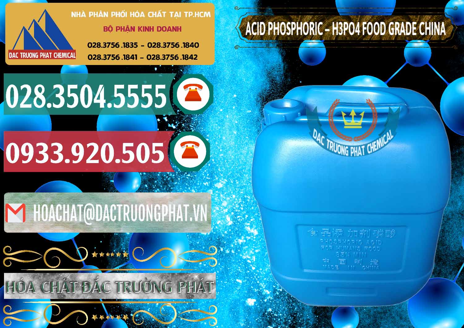 Nơi chuyên cung cấp - bán Acid Phosphoric – H3PO4 85% Food Grade Trung Quốc China - 0015 - Cty chuyên kinh doanh & cung cấp hóa chất tại TP.HCM - muabanhoachat.vn