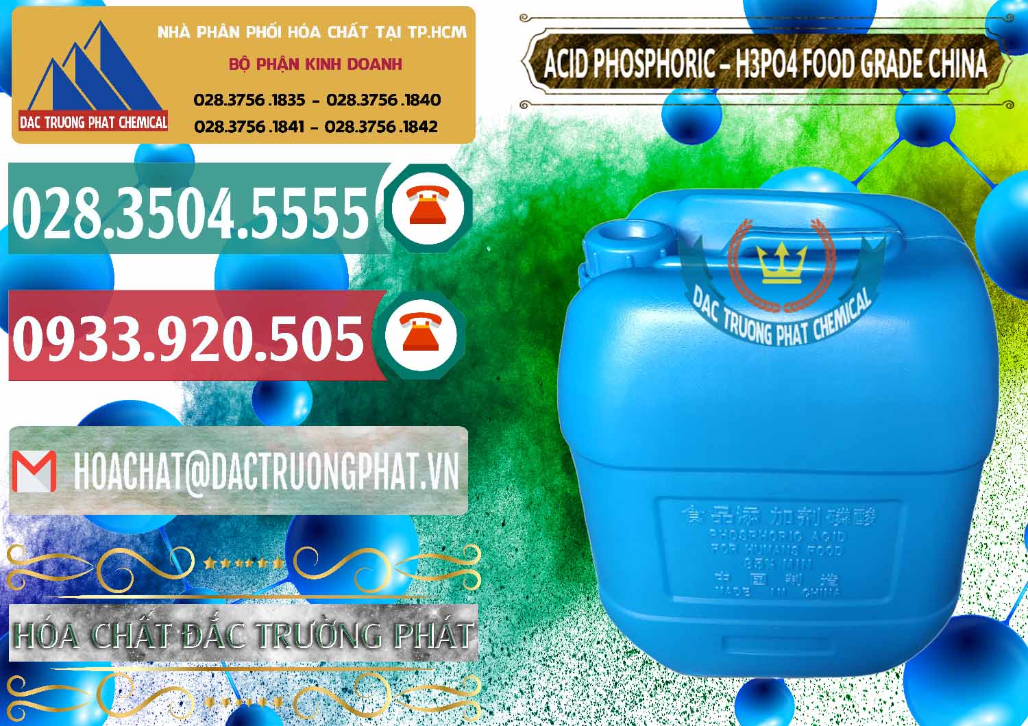 Công ty kinh doanh và bán Acid Phosphoric – H3PO4 85% Food Grade Trung Quốc China - 0015 - Công ty phân phối và bán hóa chất tại TP.HCM - muabanhoachat.vn