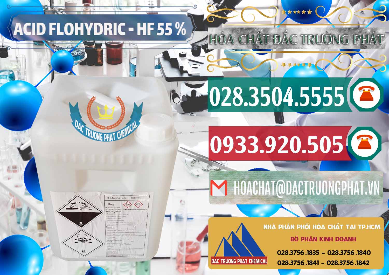 Cty chuyên cung cấp và bán Axit HF - Acid HF 55% Can Trắng Trung Quốc China - 0079 - Công ty chuyên kinh doanh & cung cấp hóa chất tại TP.HCM - muabanhoachat.vn