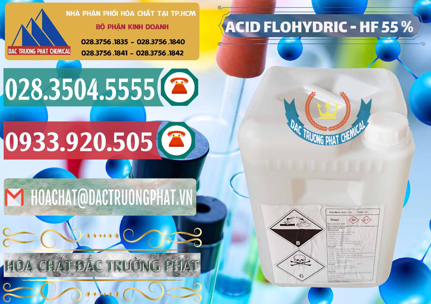 Đơn vị chuyên cung cấp & bán Axit HF - Acid HF 55% Can Trắng Trung Quốc China - 0079 - Đơn vị chuyên cung cấp & nhập khẩu hóa chất tại TP.HCM - muabanhoachat.vn