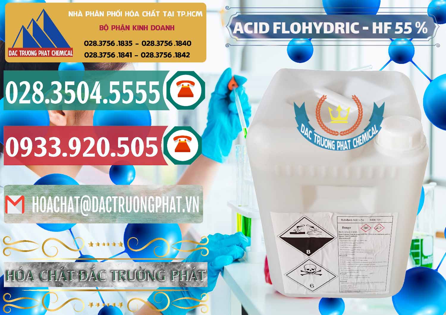 Đơn vị bán & cung cấp Axit HF - Acid HF 55% Can Trắng Trung Quốc China - 0079 - Nhà phân phối và cung ứng hóa chất tại TP.HCM - muabanhoachat.vn