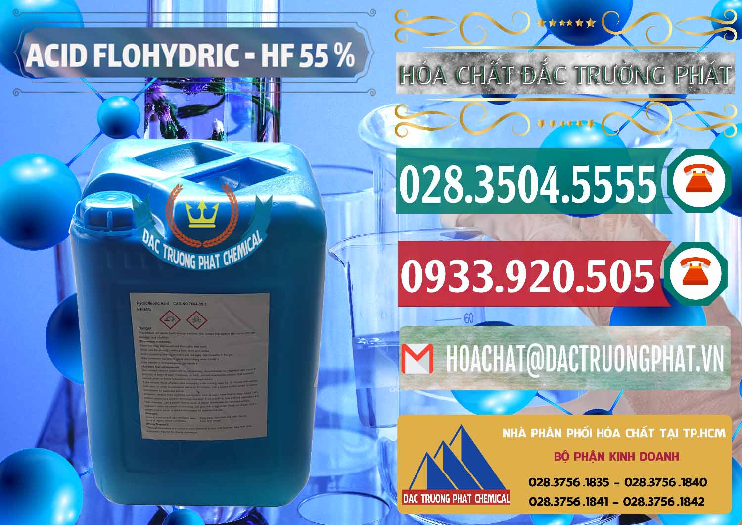 Cty chuyên bán và phân phối Axit HF - Acid HF 55% Can Xanh Trung Quốc China - 0080 - Công ty phân phối - cung cấp hóa chất tại TP.HCM - muabanhoachat.vn