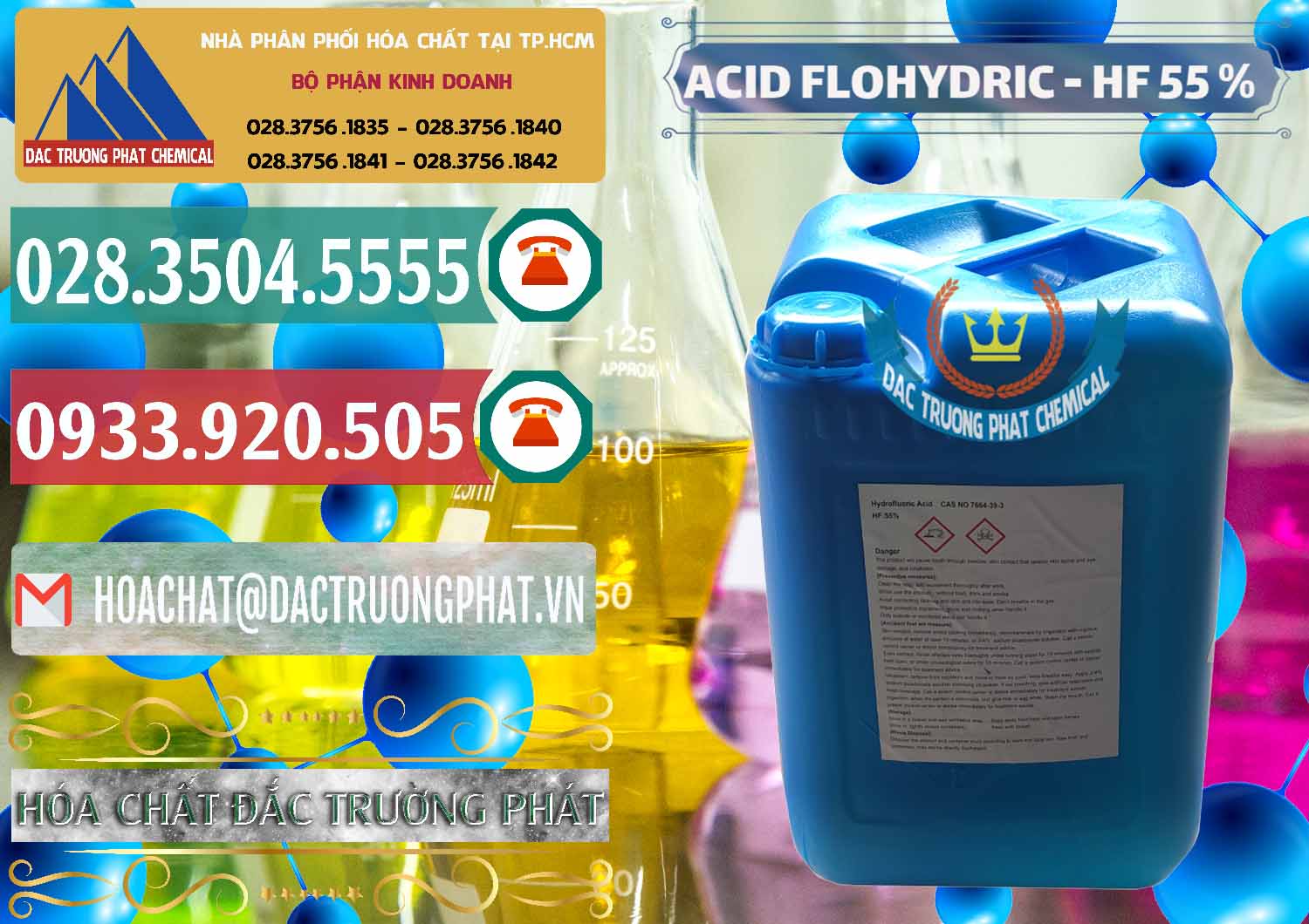 Đơn vị chuyên phân phối _ bán Axit HF - Acid HF 55% Can Xanh Trung Quốc China - 0080 - Nhà phân phối và kinh doanh hóa chất tại TP.HCM - muabanhoachat.vn