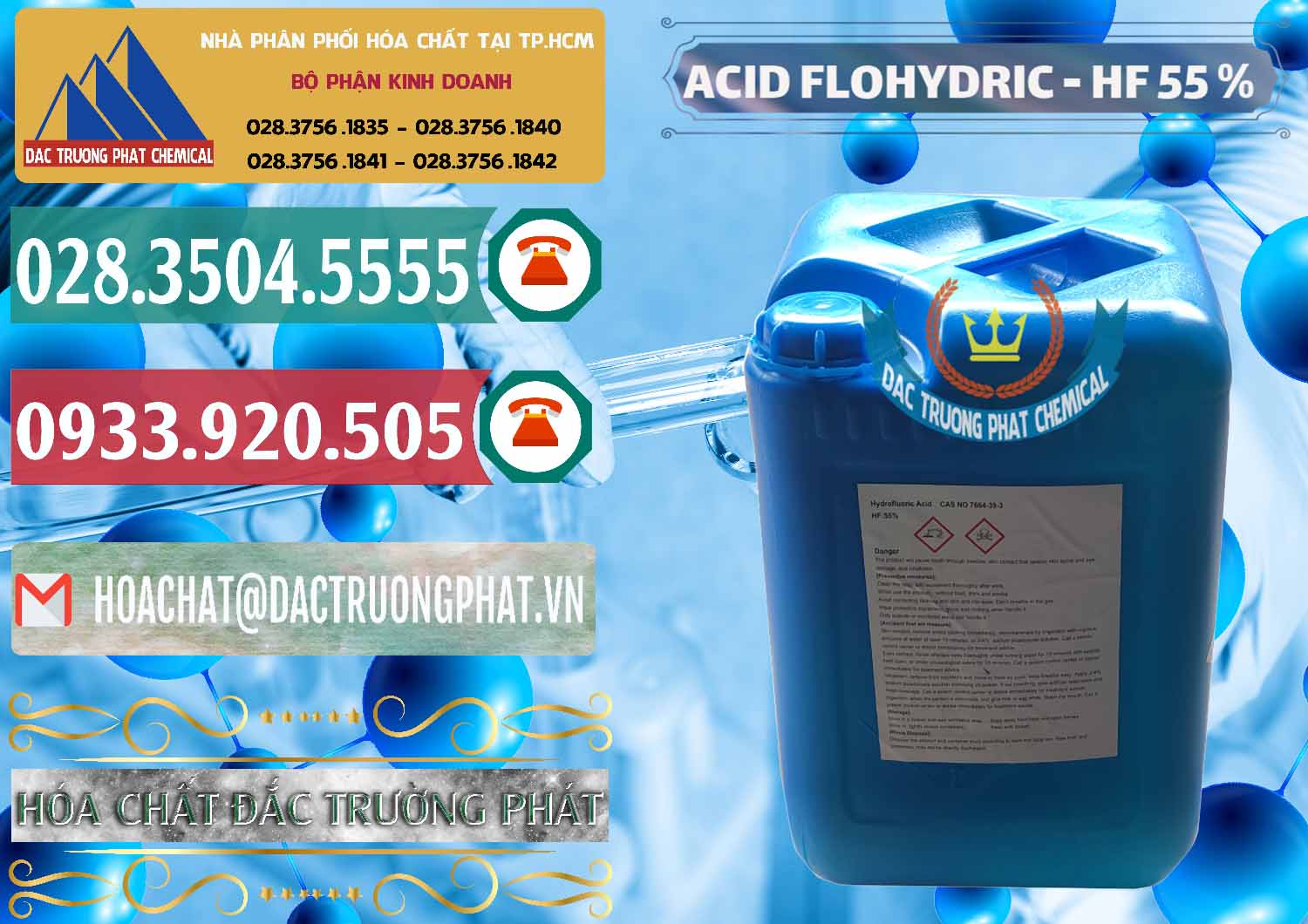 Cung ứng & bán Axit HF - Acid HF 55% Can Xanh Trung Quốc China - 0080 - Công ty cung cấp và phân phối hóa chất tại TP.HCM - muabanhoachat.vn