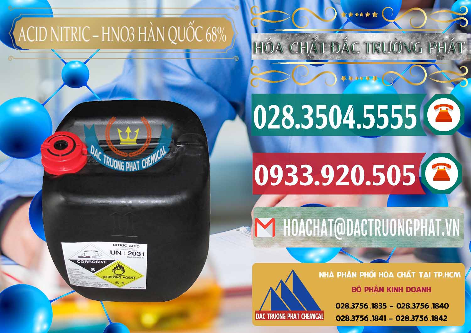 Cty cung ứng _ bán Acid Nitric – Axit Nitric HNO3 68% Huchem Hàn Quốc Korea - 0030 - Cty chuyên nhập khẩu ( cung cấp ) hóa chất tại TP.HCM - muabanhoachat.vn