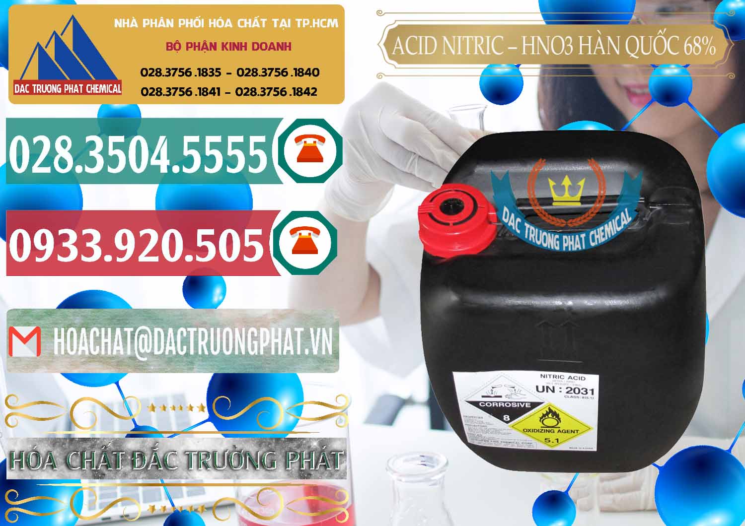 Công ty cung ứng _ bán Acid Nitric – Axit Nitric HNO3 68% Huchem Hàn Quốc Korea - 0030 - Cty phân phối và nhập khẩu hóa chất tại TP.HCM - muabanhoachat.vn
