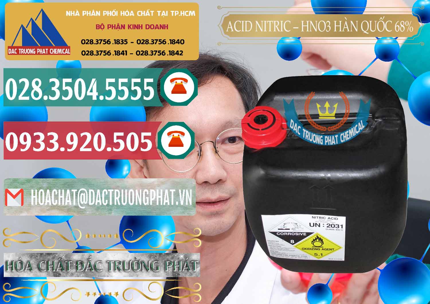 Đơn vị chuyên nhập khẩu & bán Acid Nitric – Axit Nitric HNO3 68% Huchem Hàn Quốc Korea - 0030 - Cty chuyên bán & phân phối hóa chất tại TP.HCM - muabanhoachat.vn