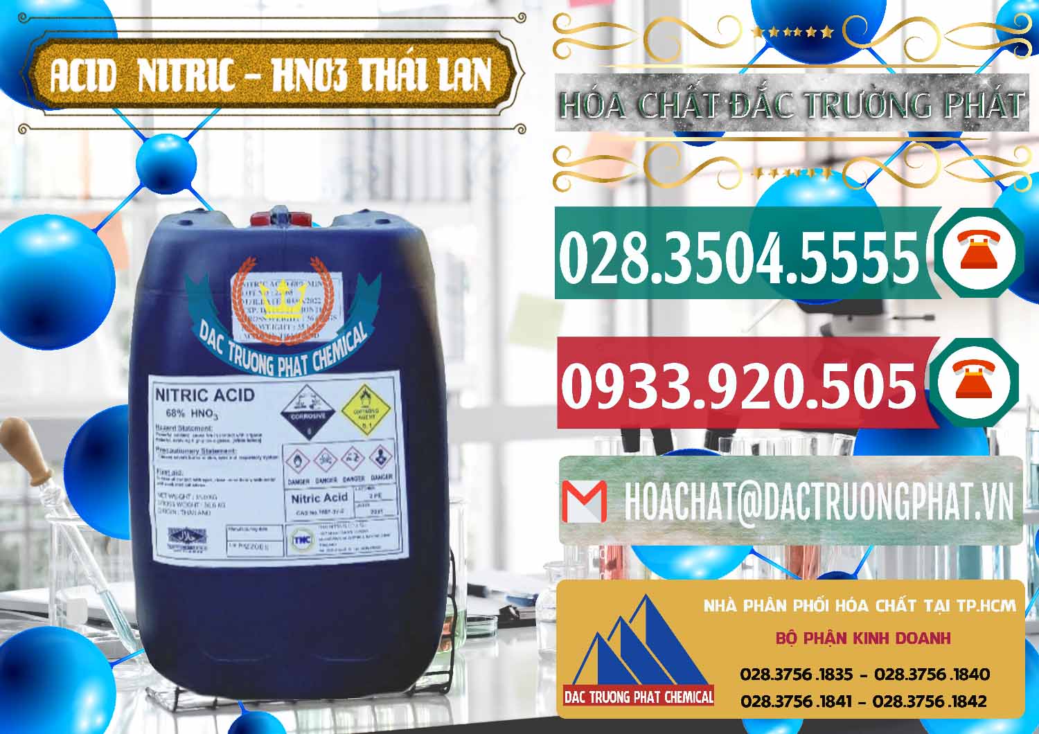Phân phối và bán Acid Nitric – Axit Nitric HNO3 Thái Lan Thailand - 0344 - Chuyên cung cấp - phân phối hóa chất tại TP.HCM - muabanhoachat.vn