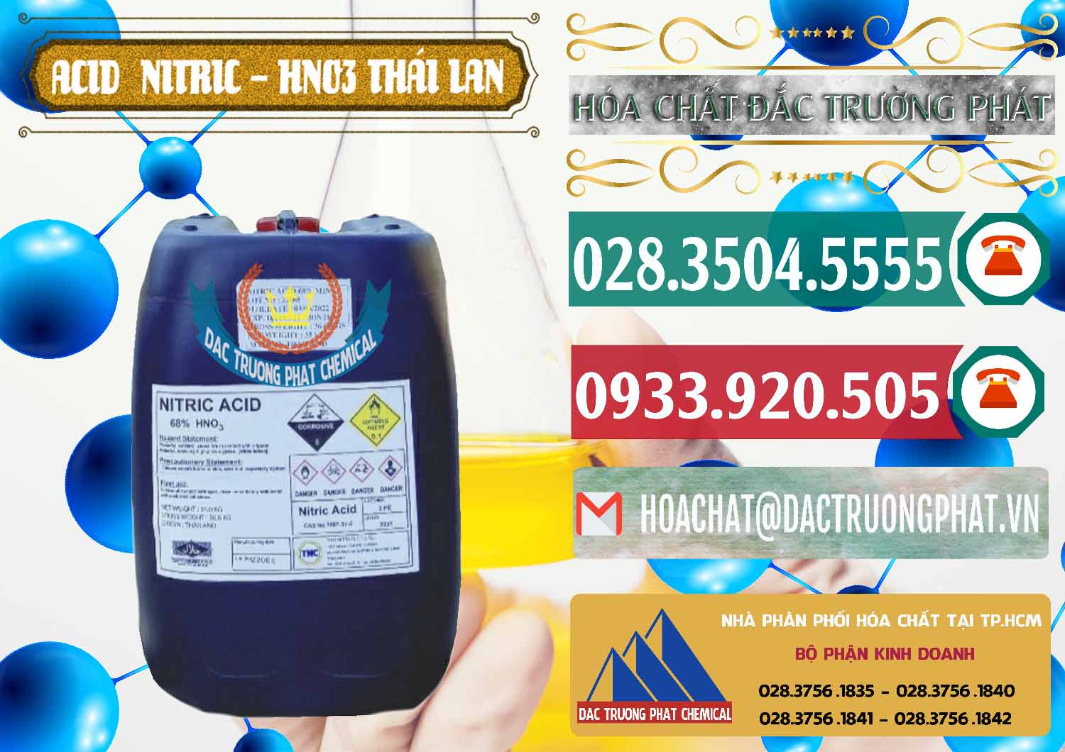 Nhà phân phối ( bán ) Acid Nitric – Axit Nitric HNO3 Thái Lan Thailand - 0344 - Chuyên nhập khẩu & phân phối hóa chất tại TP.HCM - muabanhoachat.vn