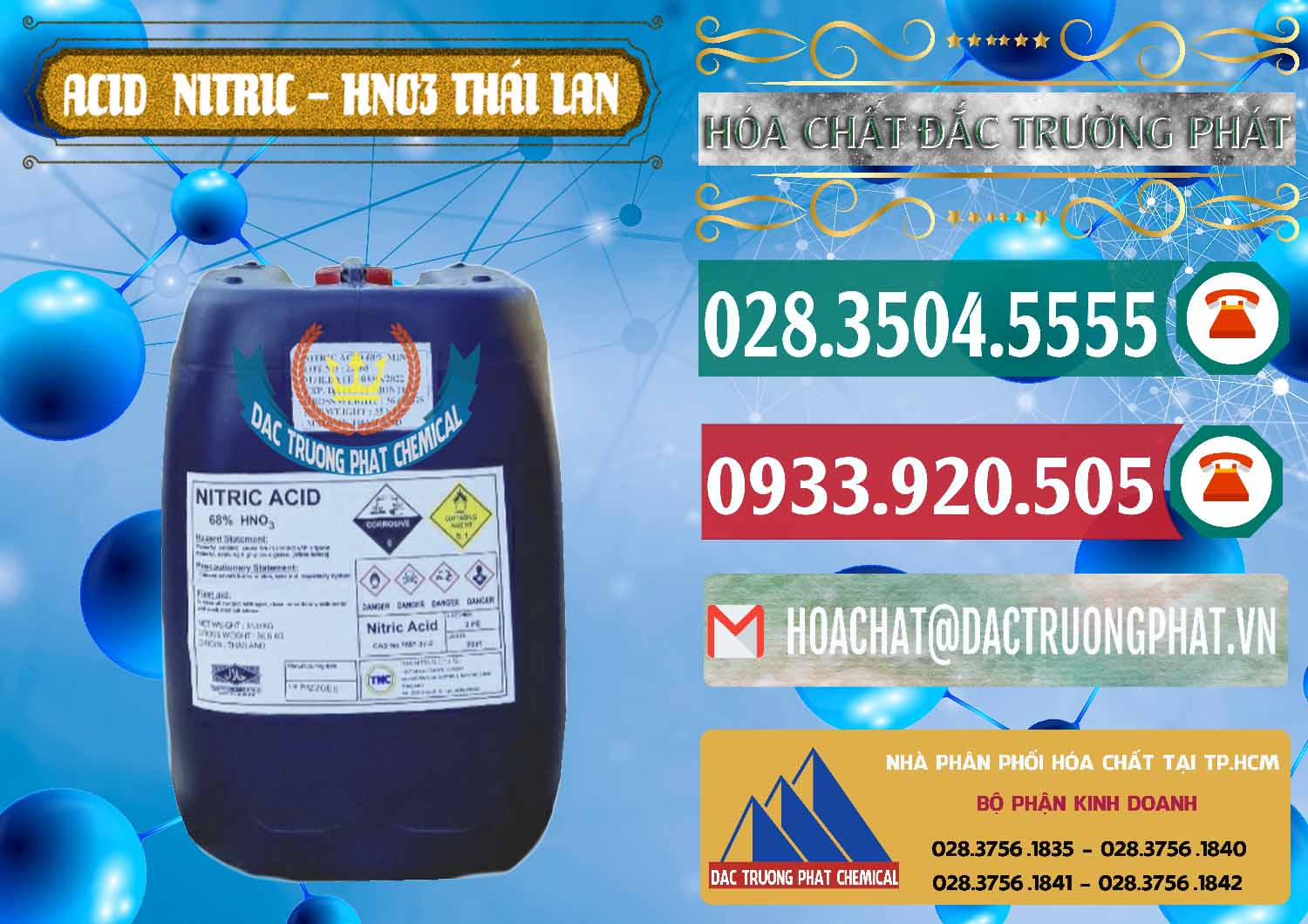 Chuyên phân phối - bán Acid Nitric – Axit Nitric HNO3 Thái Lan Thailand - 0344 - Cty nhập khẩu và cung cấp hóa chất tại TP.HCM - muabanhoachat.vn