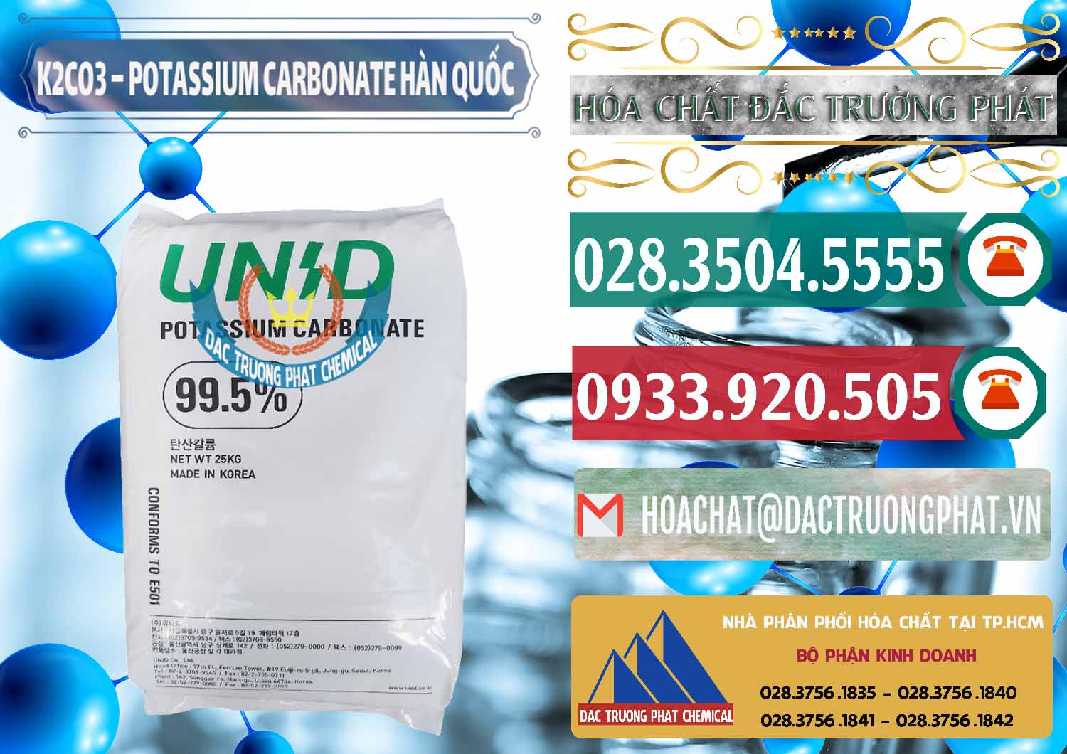 Nơi chuyên cung ứng & bán K2Co3 – Potassium Carbonate Unid Hàn Quốc Korea - 0081 - Chuyên bán _ cung cấp hóa chất tại TP.HCM - muabanhoachat.vn