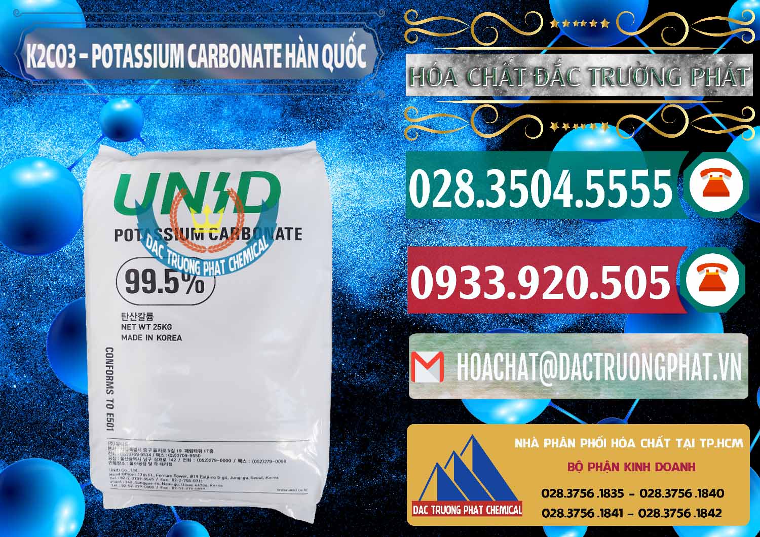 Cty chuyên cung cấp - bán K2Co3 – Potassium Carbonate Unid Hàn Quốc Korea - 0081 - Nơi chuyên cung ứng _ phân phối hóa chất tại TP.HCM - muabanhoachat.vn