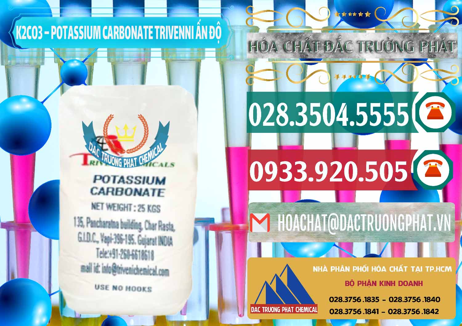 Cty cung cấp và bán K2Co3 – Potassium Carbonate Trivenni Ấn Độ India - 0473 - Cty phân phối ( nhập khẩu ) hóa chất tại TP.HCM - muabanhoachat.vn