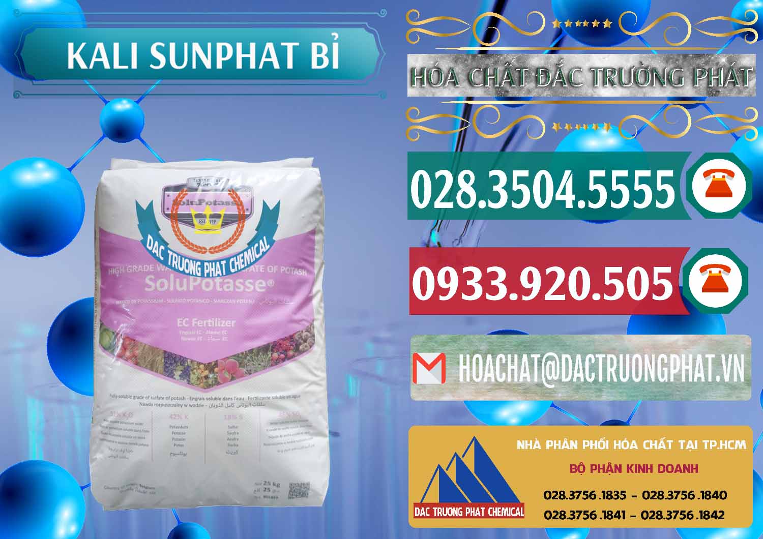 Chuyên bán và phân phối Kali Sunphat – K2SO4 Bỉ Belgium - 0406 - Nơi nhập khẩu _ cung cấp hóa chất tại TP.HCM - muabanhoachat.vn