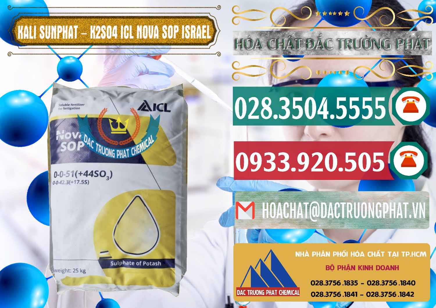 Phân phối & bán Kali Sunphat – K2SO4 ICL NOVA SOP Israel - 0295 - Cty chuyên cung cấp và kinh doanh hóa chất tại TP.HCM - muabanhoachat.vn