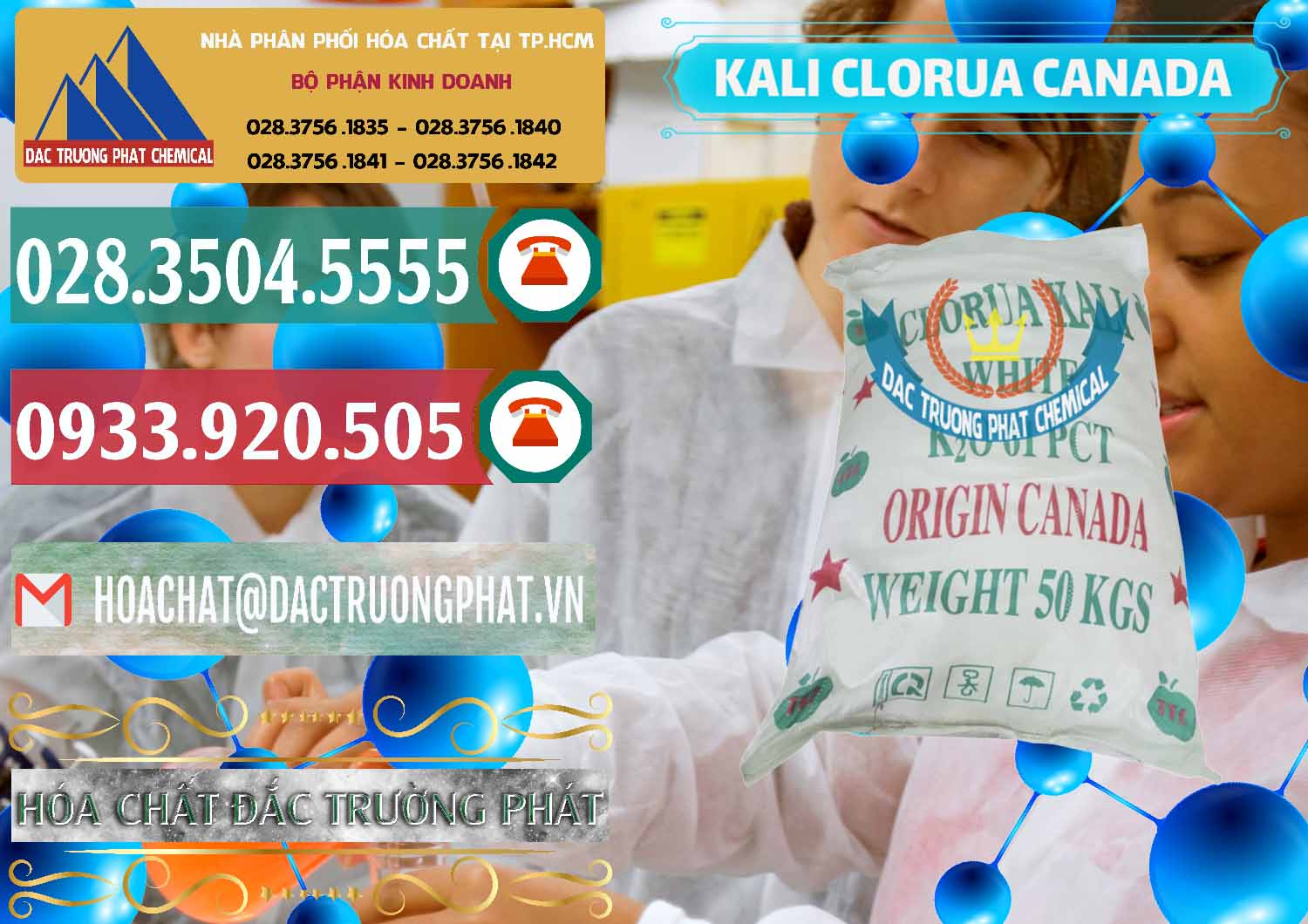 Cty bán ( phân phối ) KCL – Kali Clorua Trắng Canada - 0437 - Chuyên cung cấp _ kinh doanh hóa chất tại TP.HCM - muabanhoachat.vn