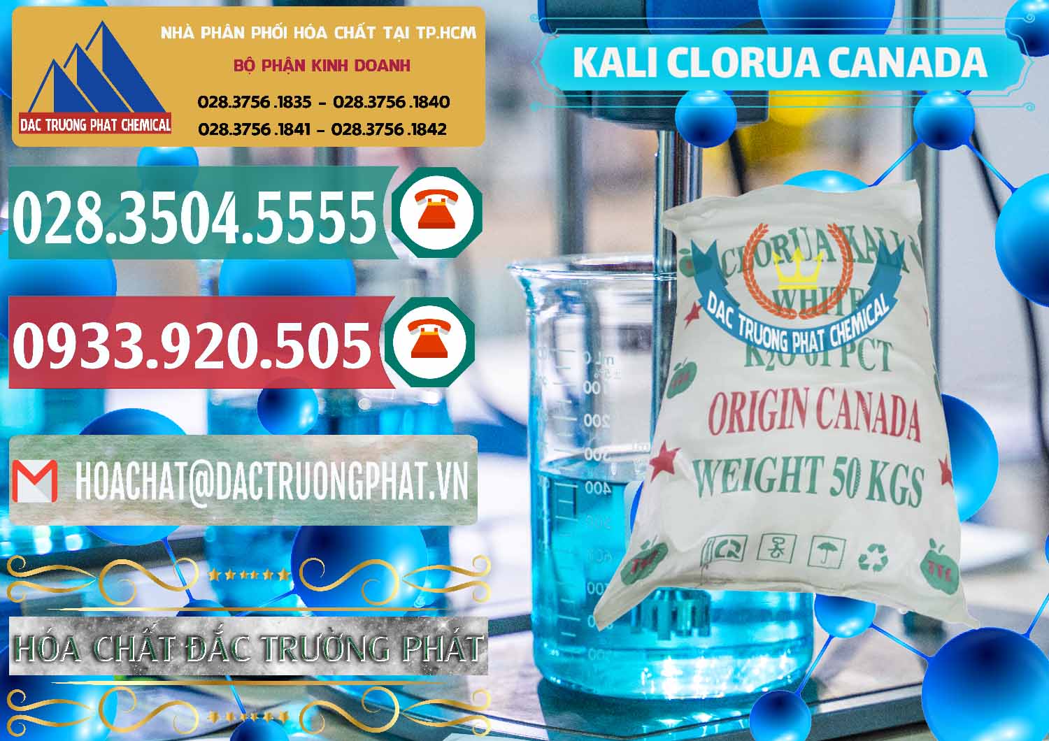 Chuyên bán _ phân phối KCL – Kali Clorua Trắng Canada - 0437 - Đơn vị cung cấp - kinh doanh hóa chất tại TP.HCM - muabanhoachat.vn
