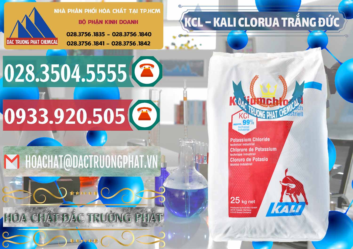 Cty chuyên kinh doanh ( bán ) KCL – Kali Clorua Trắng Đức Germany - 0086 - Nhà cung cấp _ bán hóa chất tại TP.HCM - muabanhoachat.vn