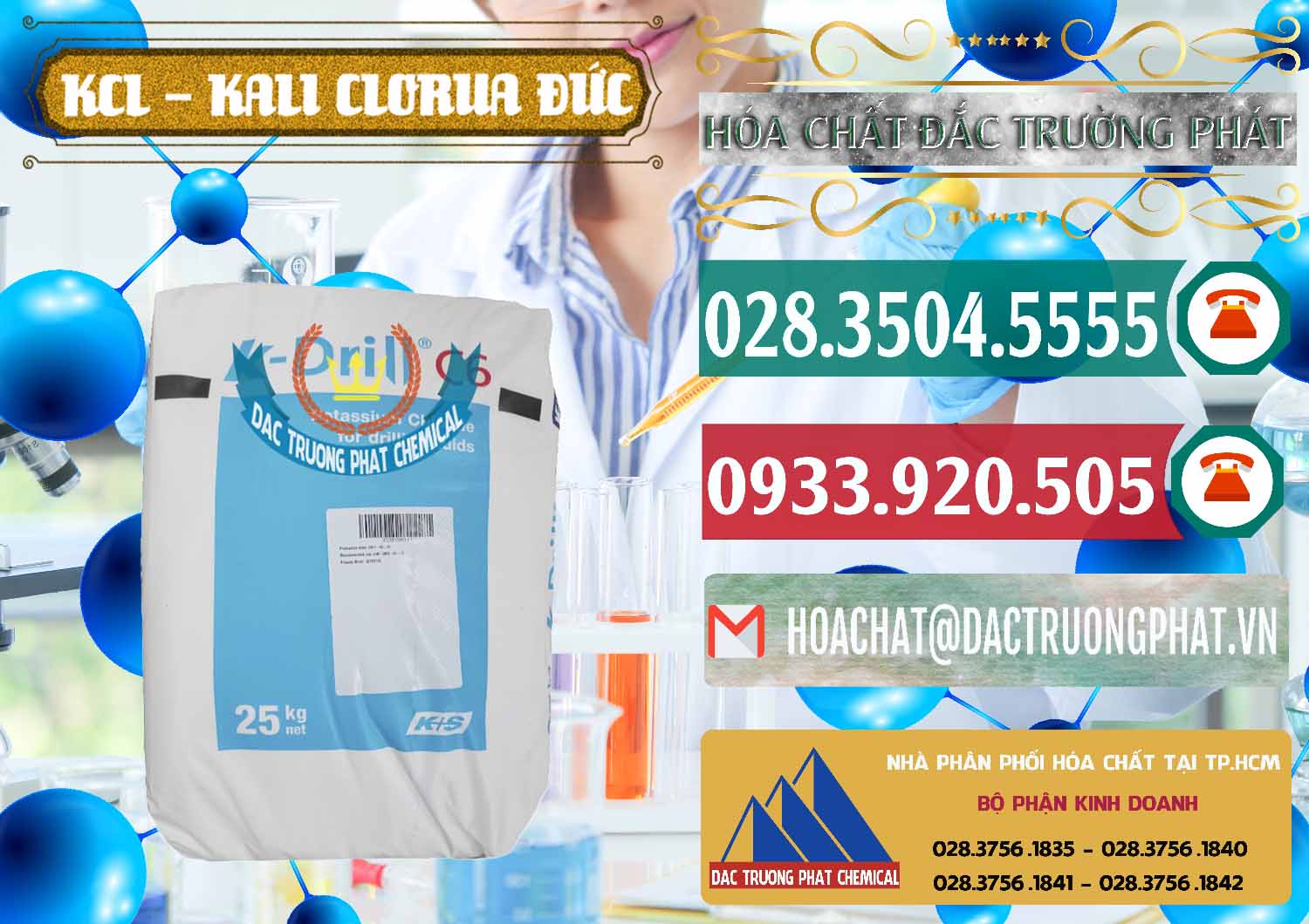 Đơn vị cung ứng ( bán ) KCL – Kali Clorua Trắng K DRILL Đức Germany - 0428 - Đơn vị kinh doanh & cung cấp hóa chất tại TP.HCM - muabanhoachat.vn